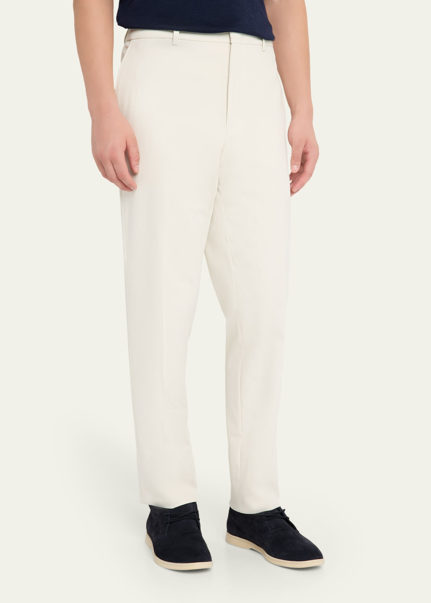 Men's Jarno Cotton Straight Fit Flat-Front Pants - 4