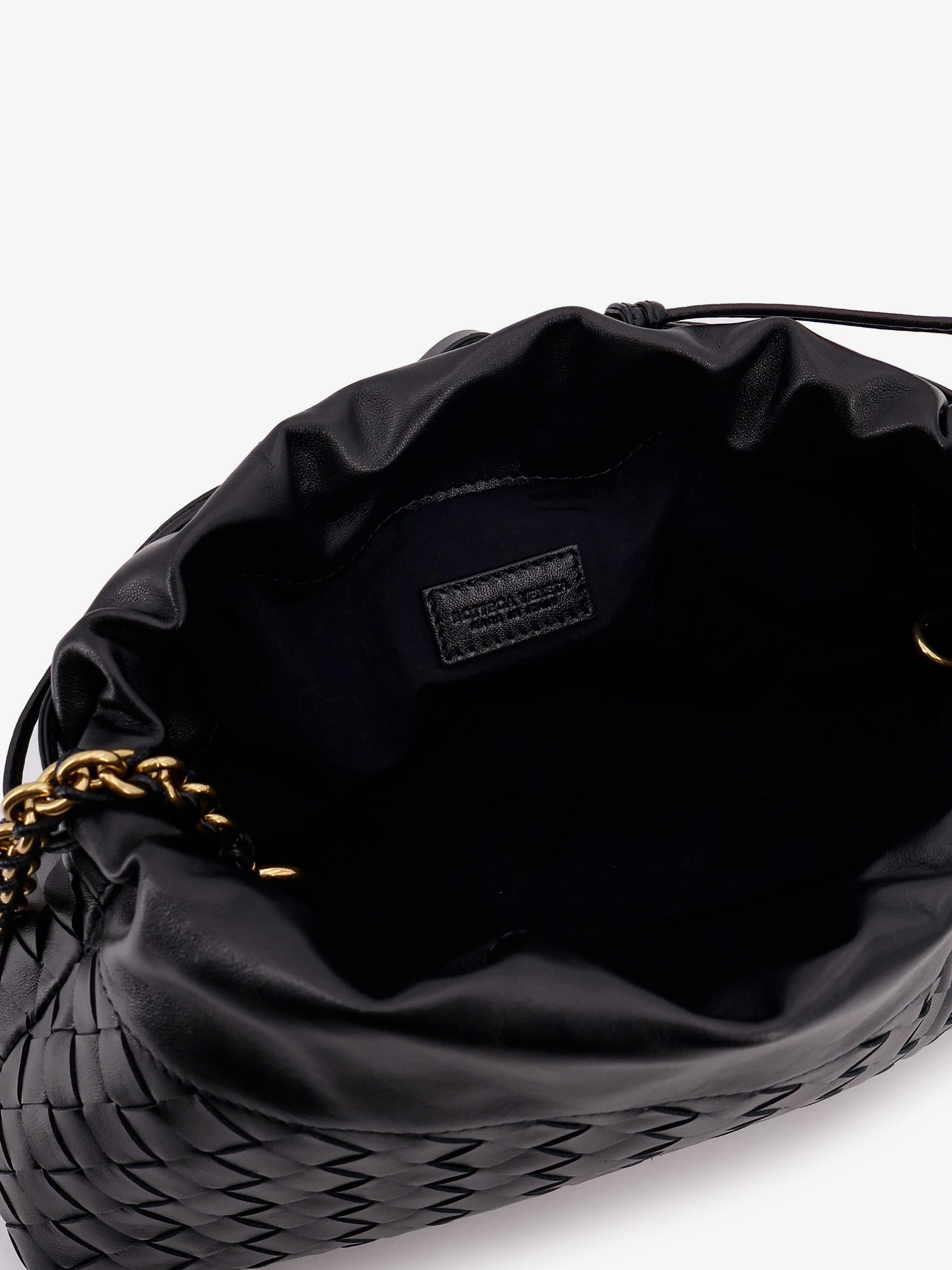 Bottega Veneta Leather Dustbag Clutch With Intrecciato Motif - 4