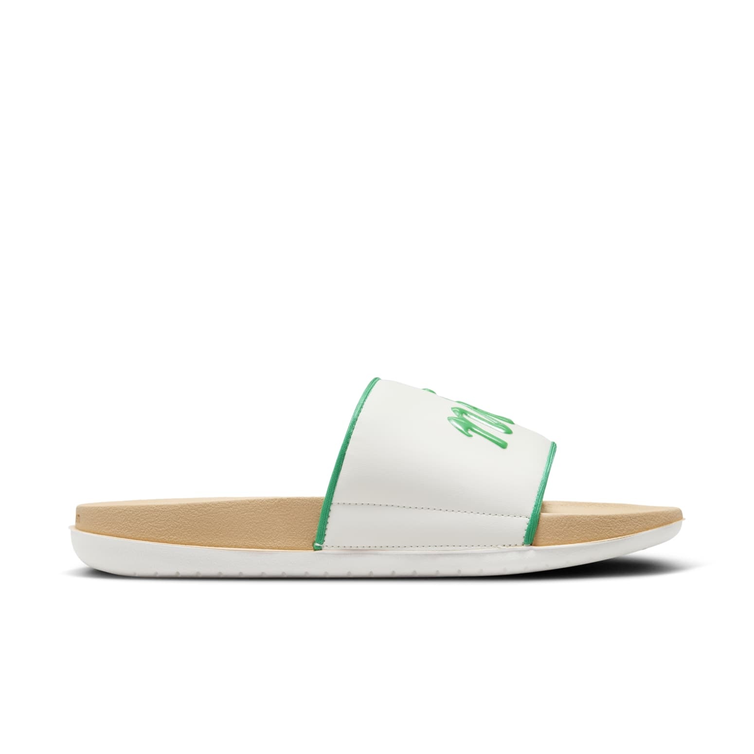 (WMNS) Nike Offcourt Slides 'Sail Stadium Green' BQ4632-110 - 2