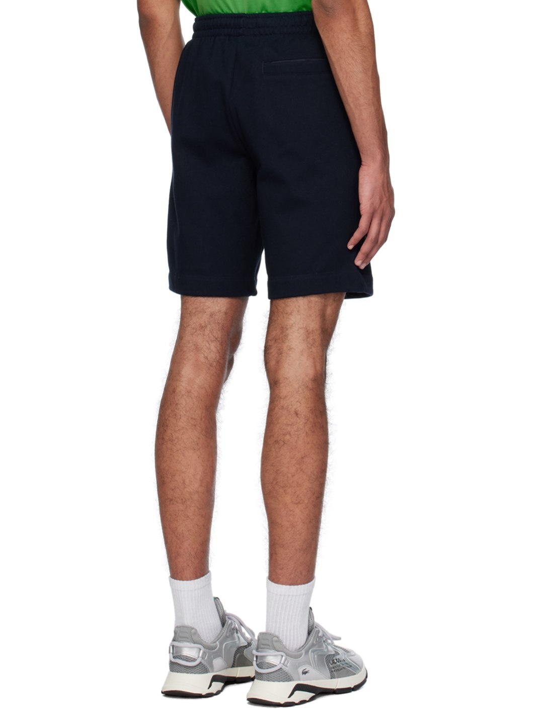 Navy Drawstring Shorts - 3
