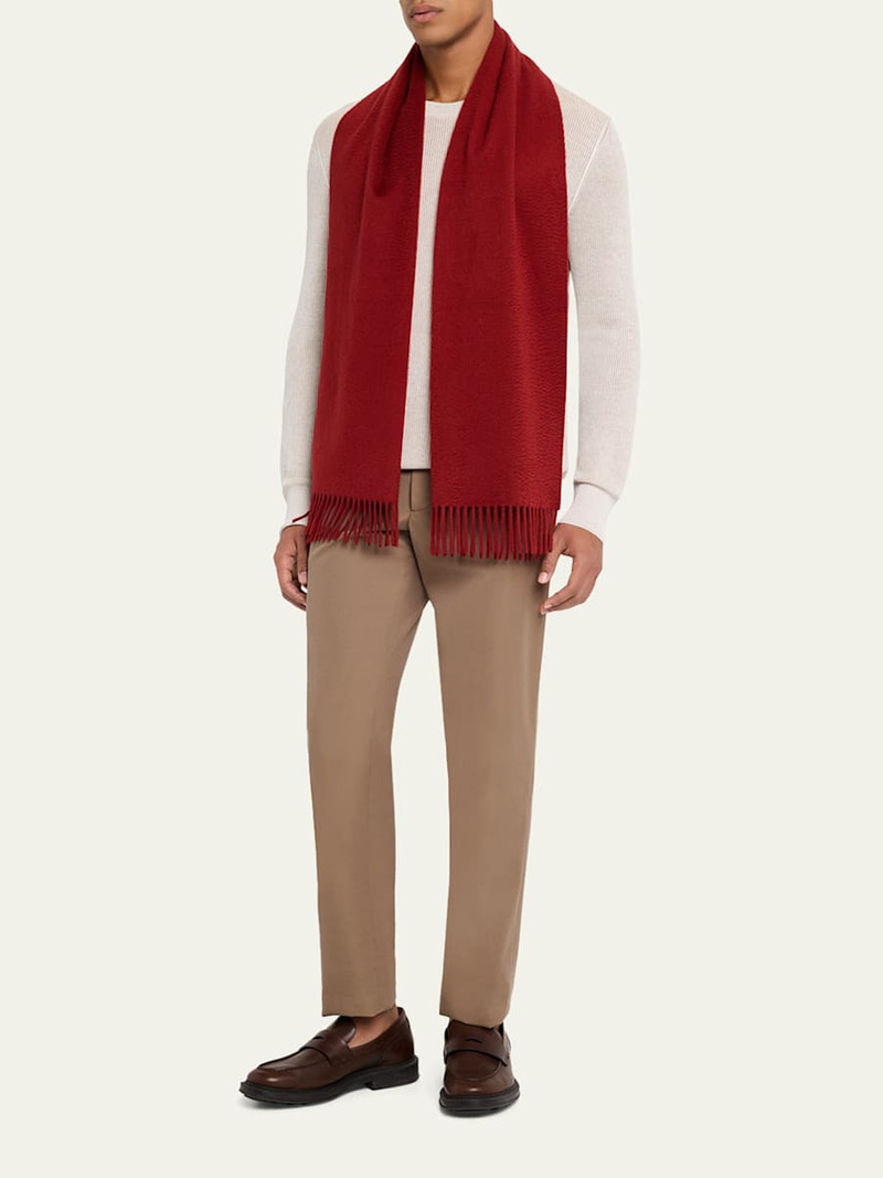 Loro Piana Men's Grande Unita Cashmere Scarf outlook