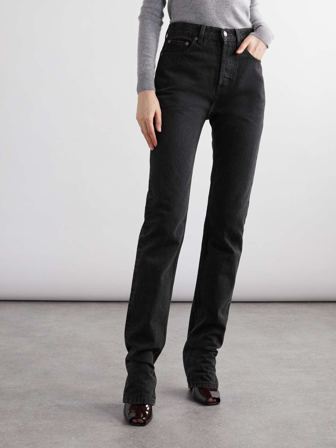 Mid-rise slim-leg jeans - 3