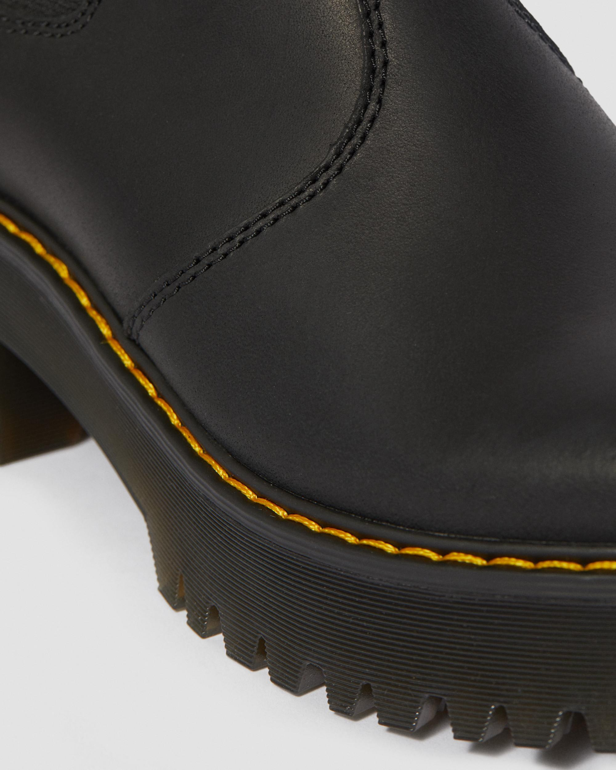 Rometty Wyoming Leather Platform Chelsea Boots - 8