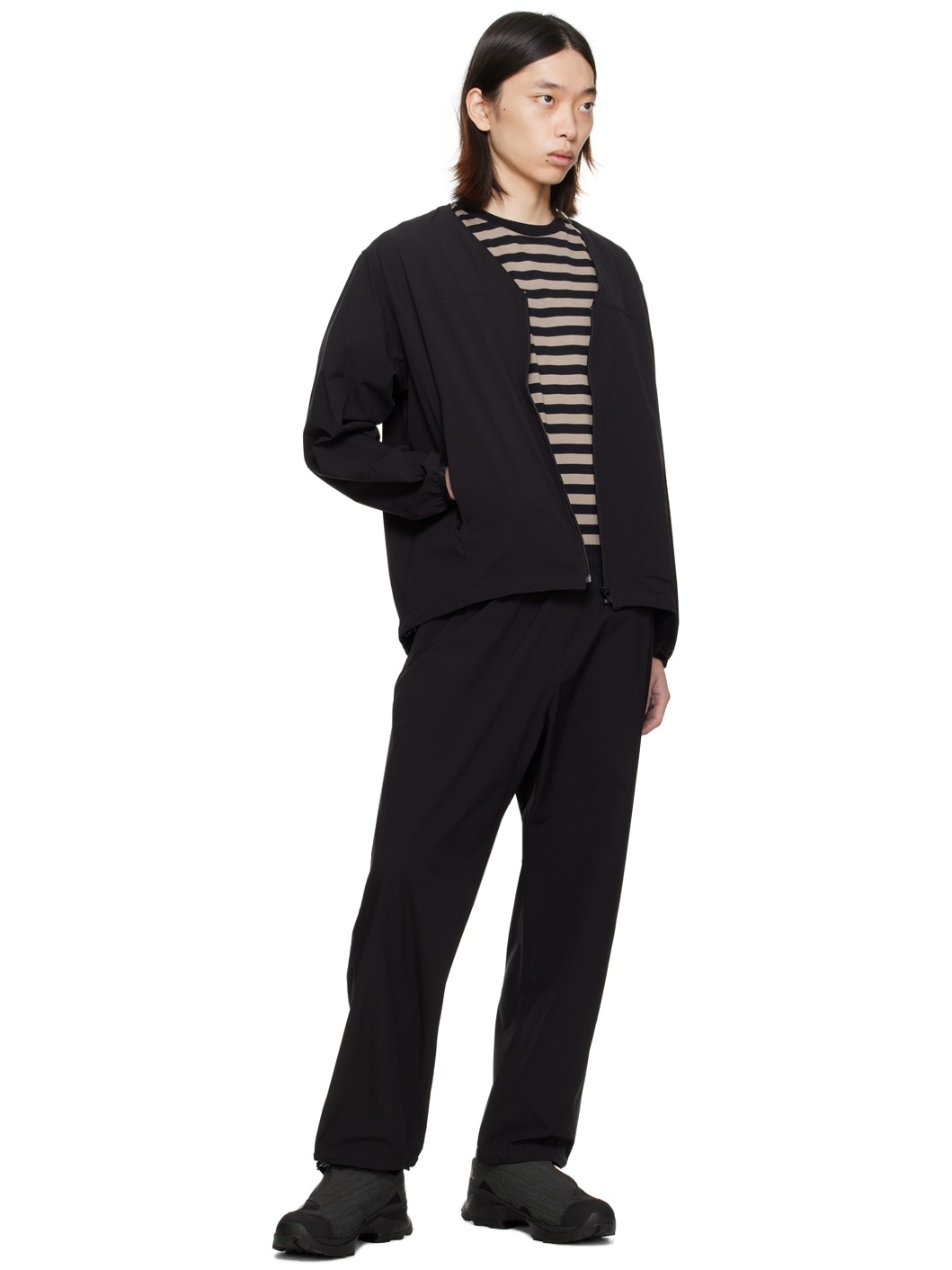 Black W.U Cardigan - 4