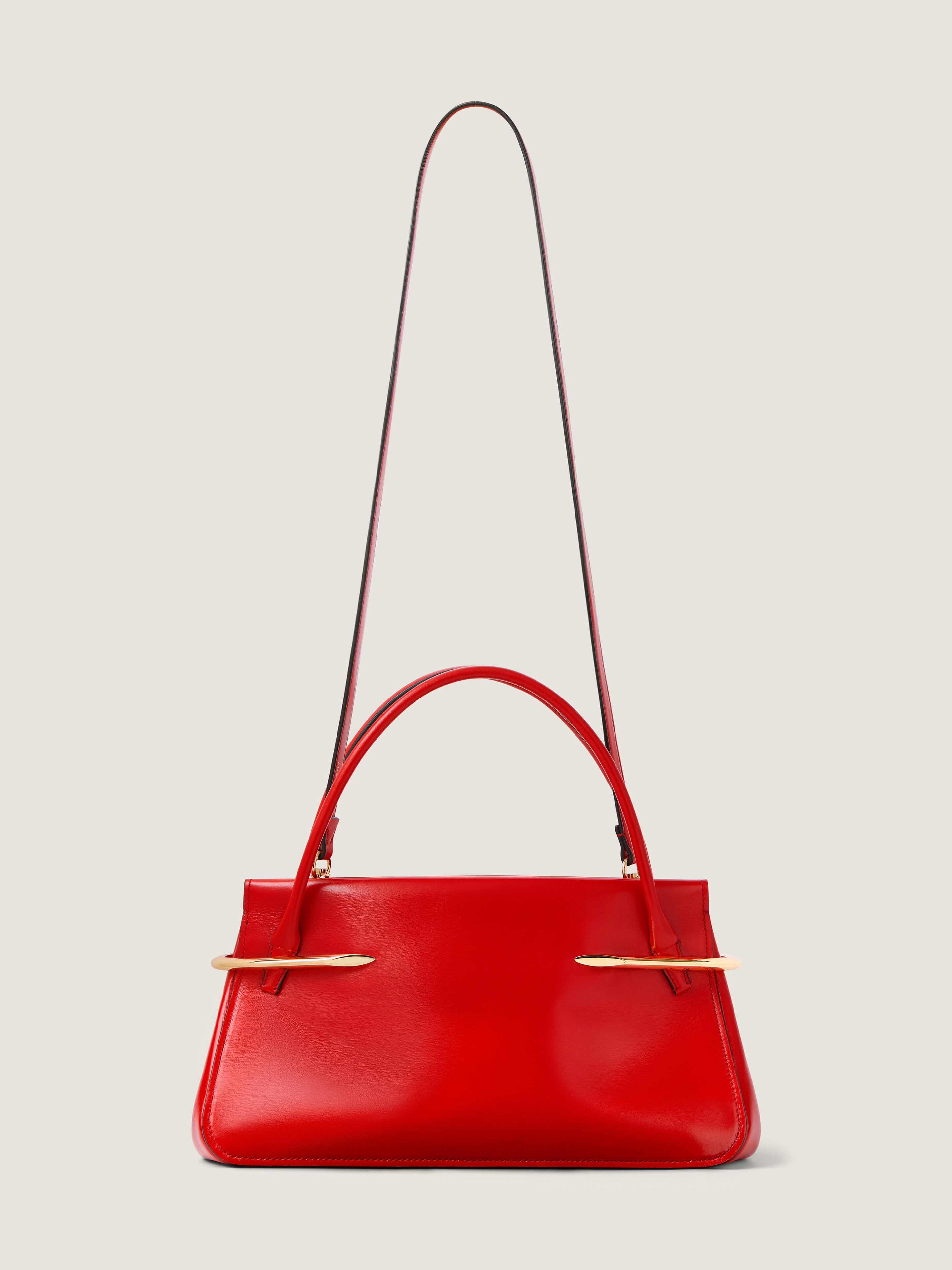 MEDIUM PINCH BAG IN LEATHER - 4