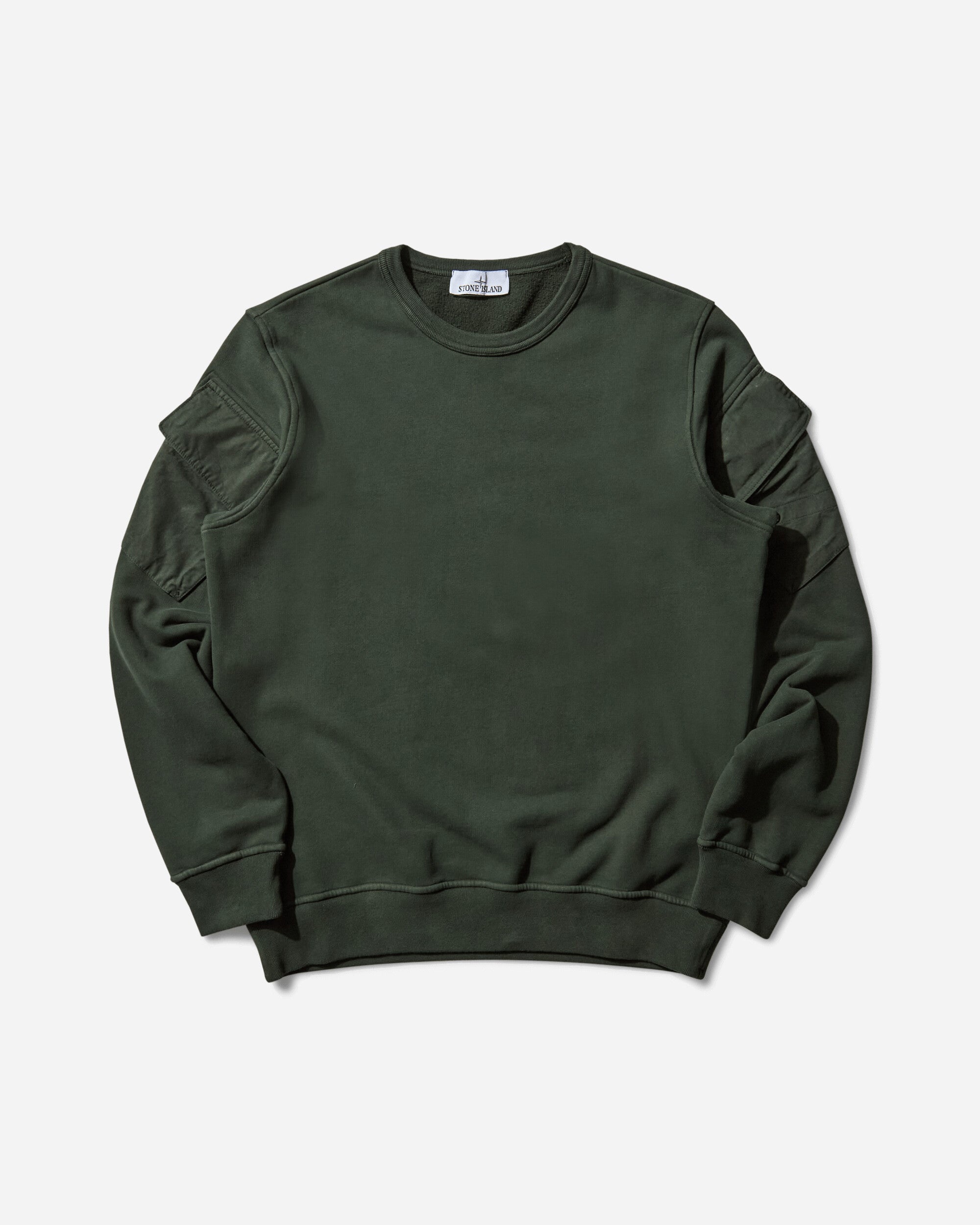 Men's Sleeve Pockets Crewneck Sweatshirt Juniper - 1