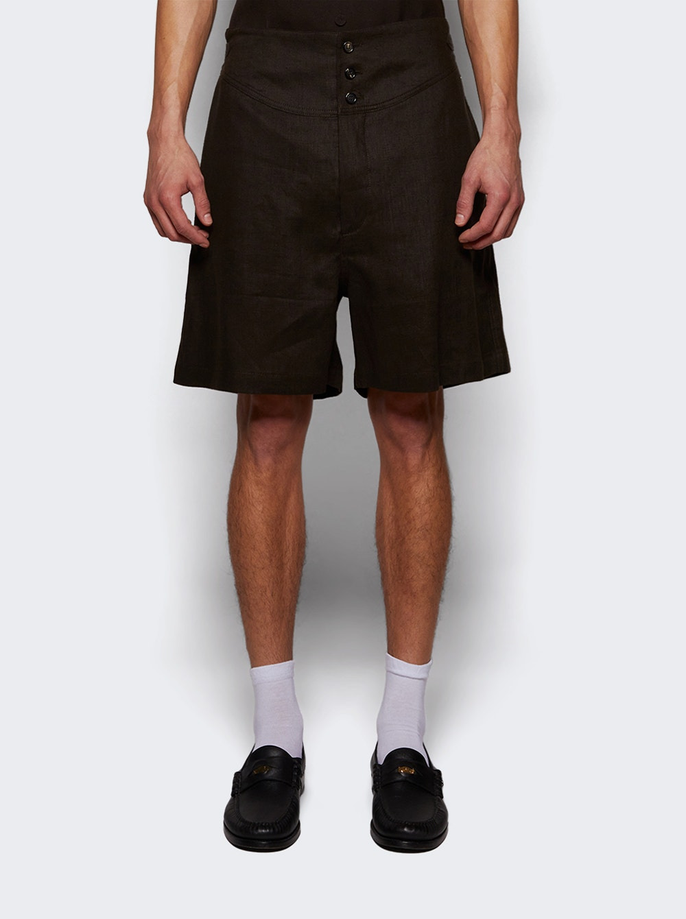 Cot Shorts Brown And Black - 2