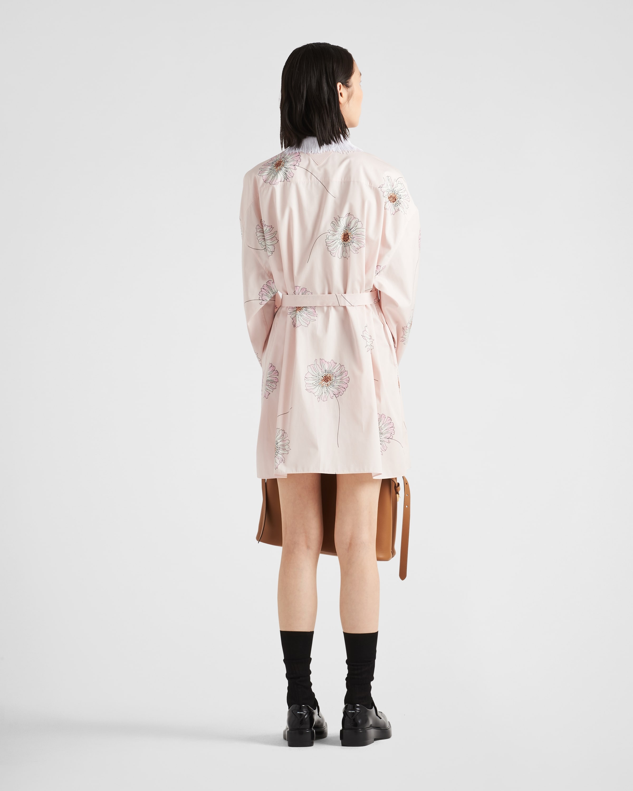 Prada Printed poplin shirt dress | REVERSIBLE