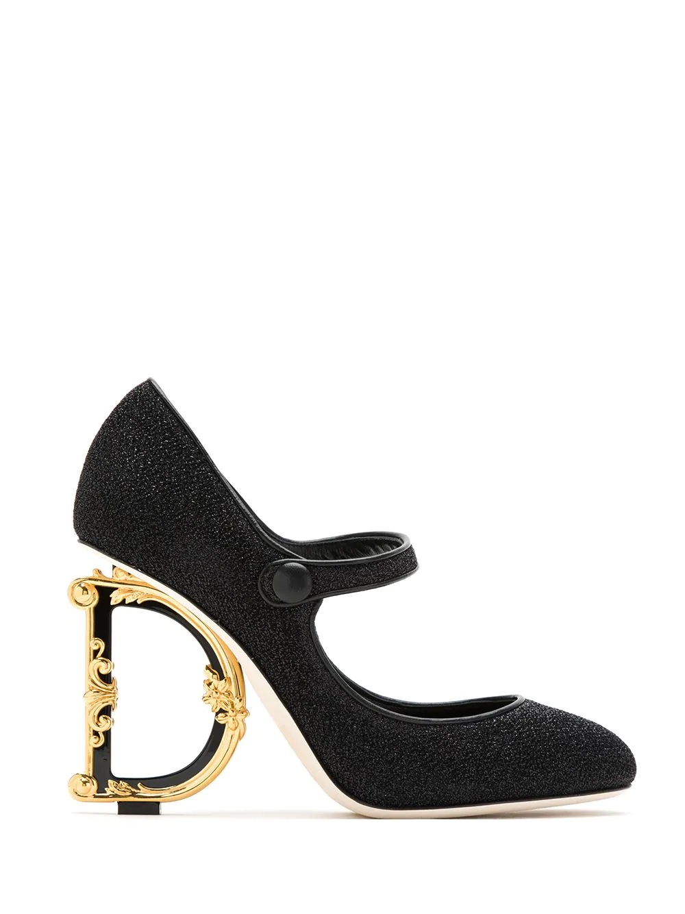 Mary Jane sculpted heel pumps - 1