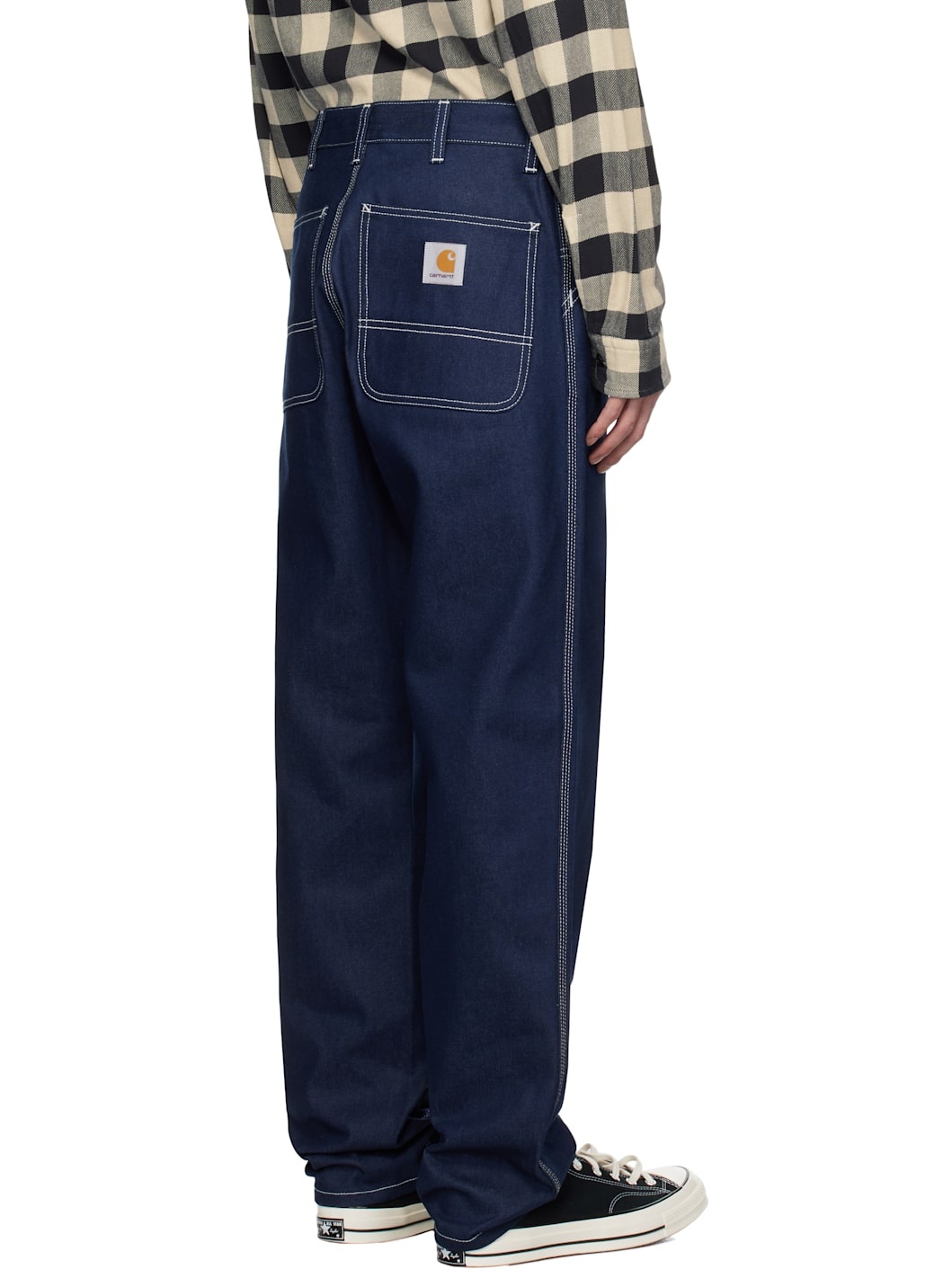 Blue Simple Jeans - 3