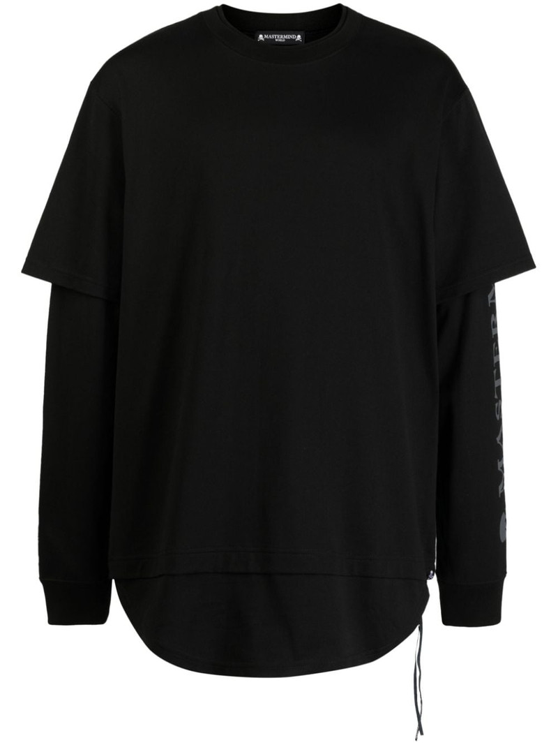 logo-print cotton T-shirt 1