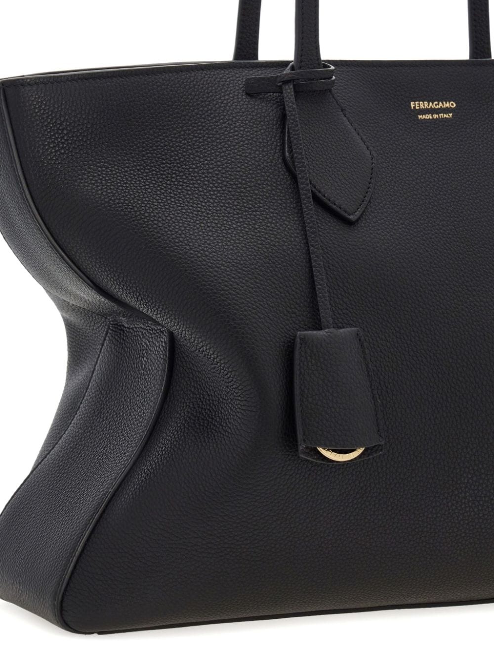 leather tote bag - 5