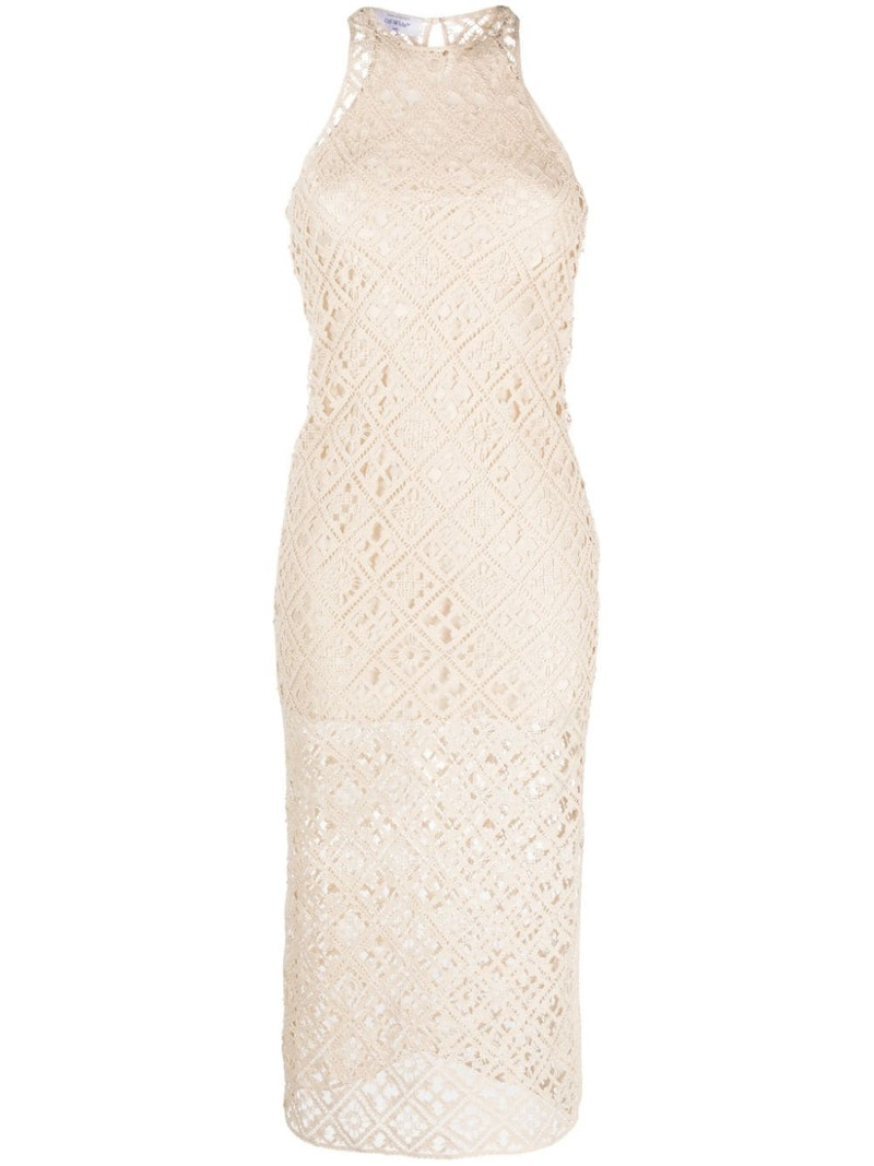 Arrows crochet midi dress 1