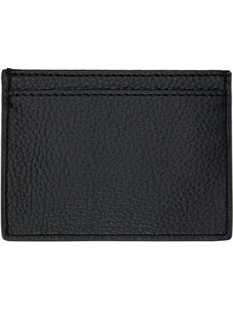 Vivienne Westwood Black Flat Card Holder outlook