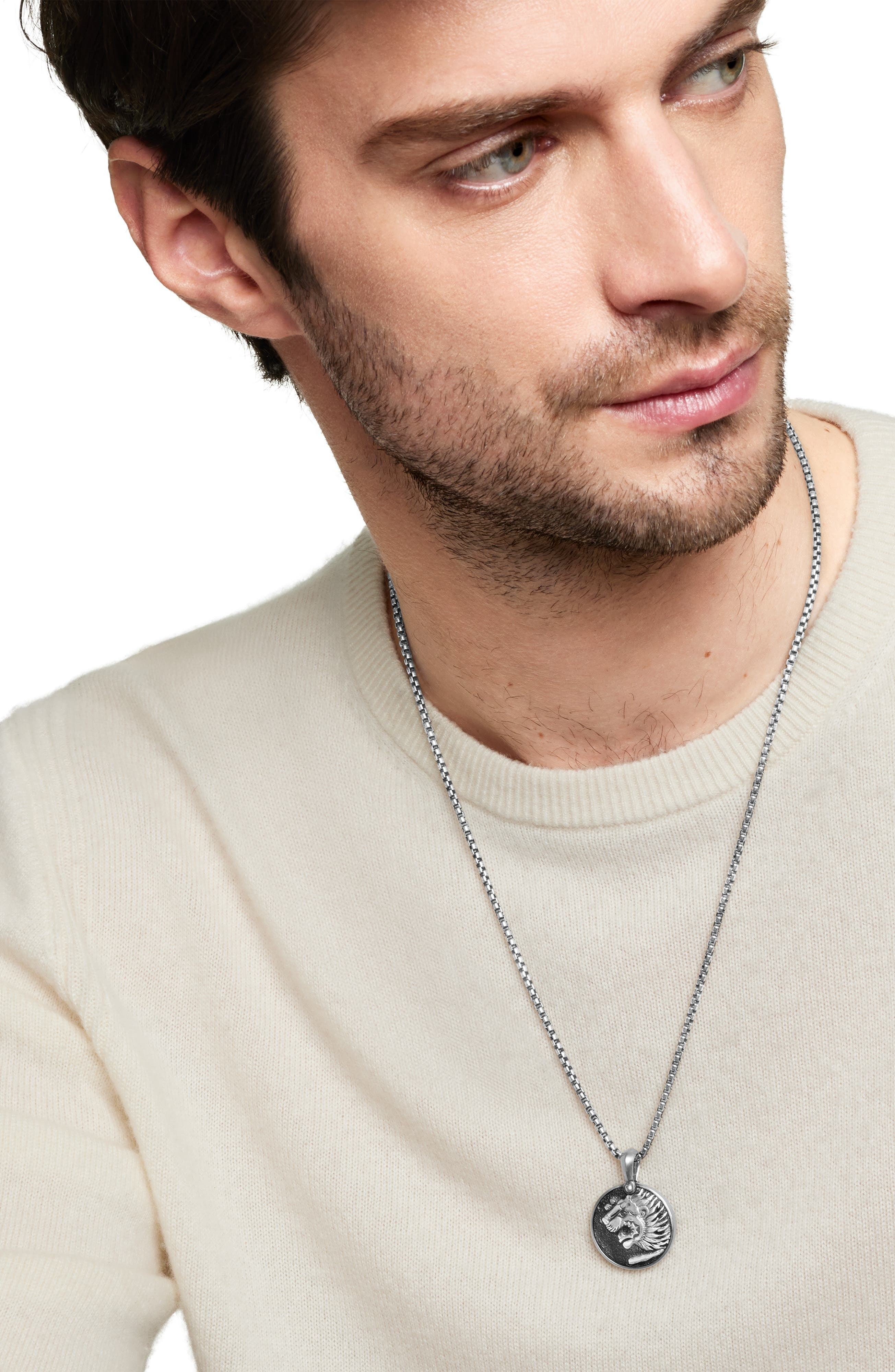David Yurman Petrvs Lion Amulet in Silver at Nordstrom - 3