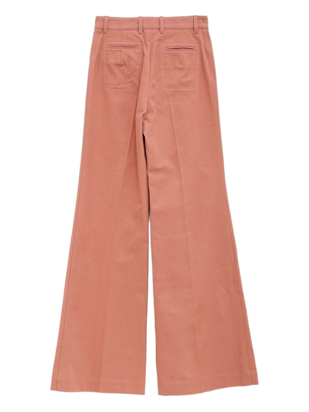cotton straight trousers - 2