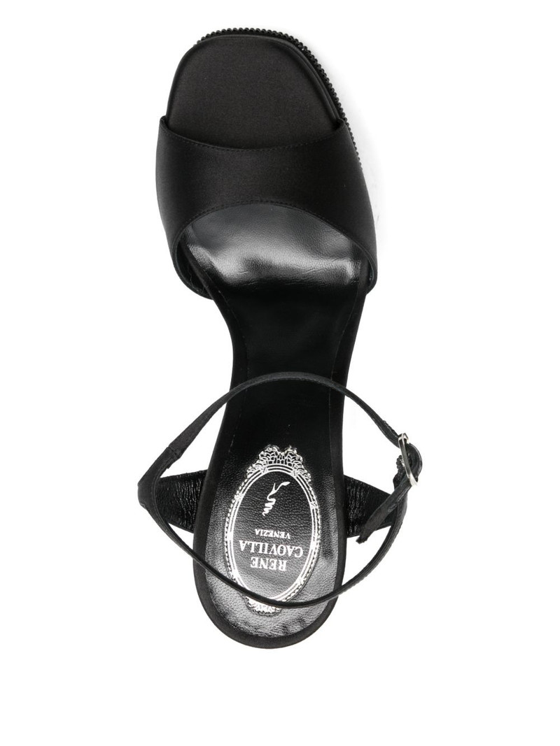 150mm embellished platform sandals 4