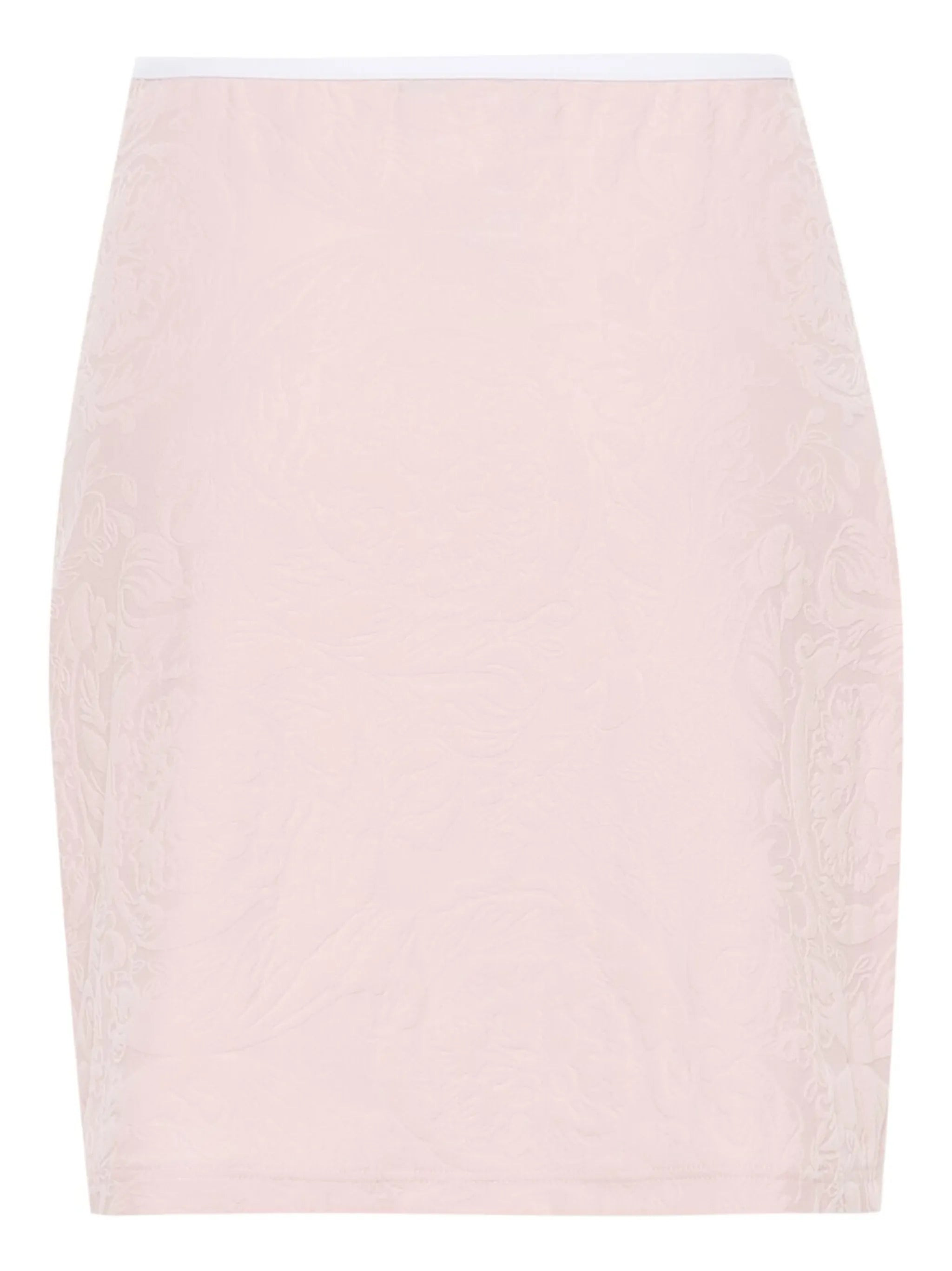 patterned-jacquard mini skirt - 2