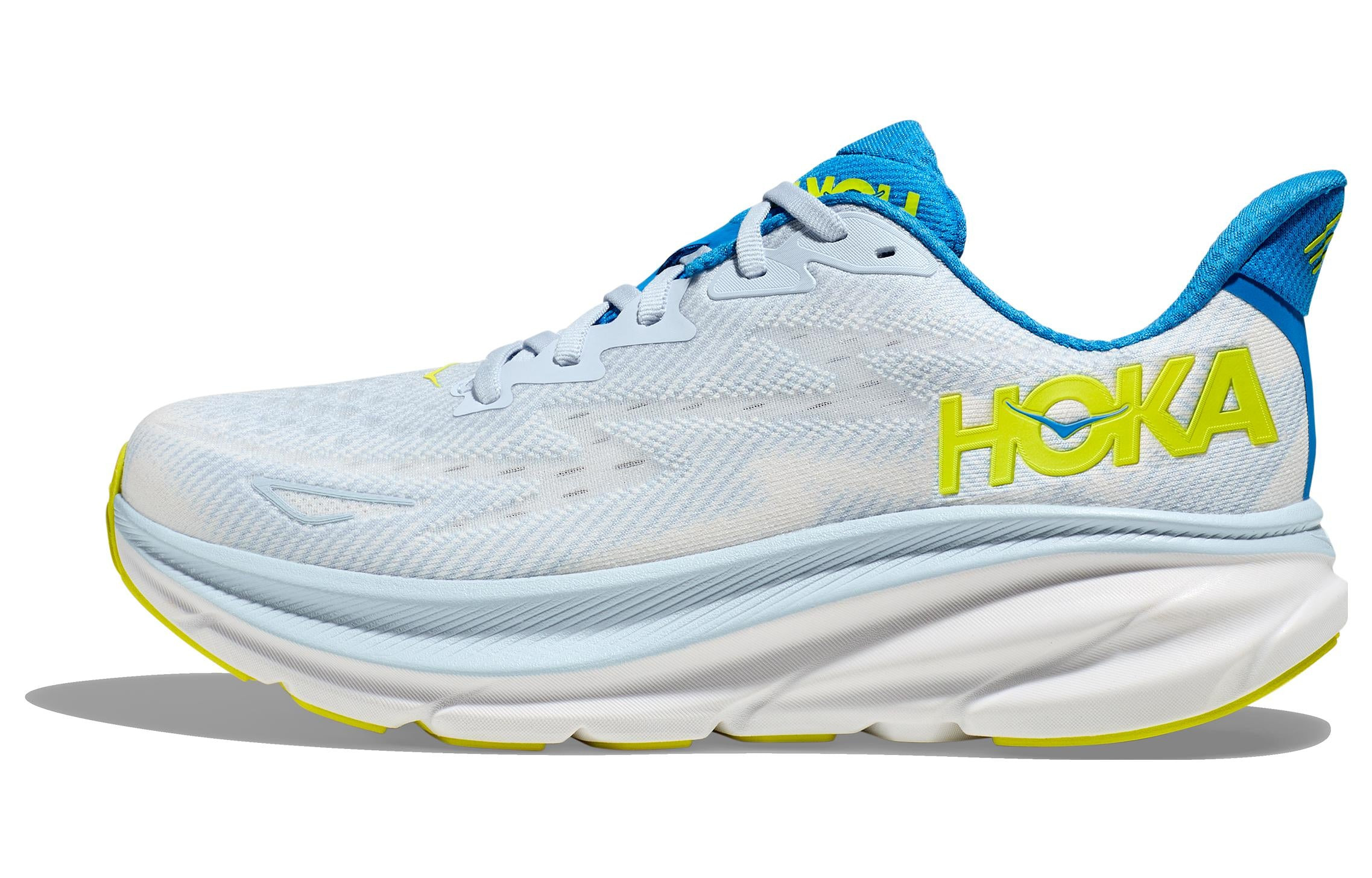HOKA ONE ONE Clifton 9 Wide 'Ice Blue Evening Primrose' 1132210-IWEP - 2