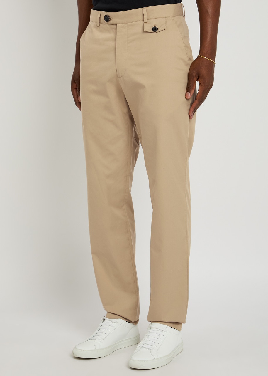 Oliver Spencer Fishtail Cotton Tapered-leg Trousers - 2