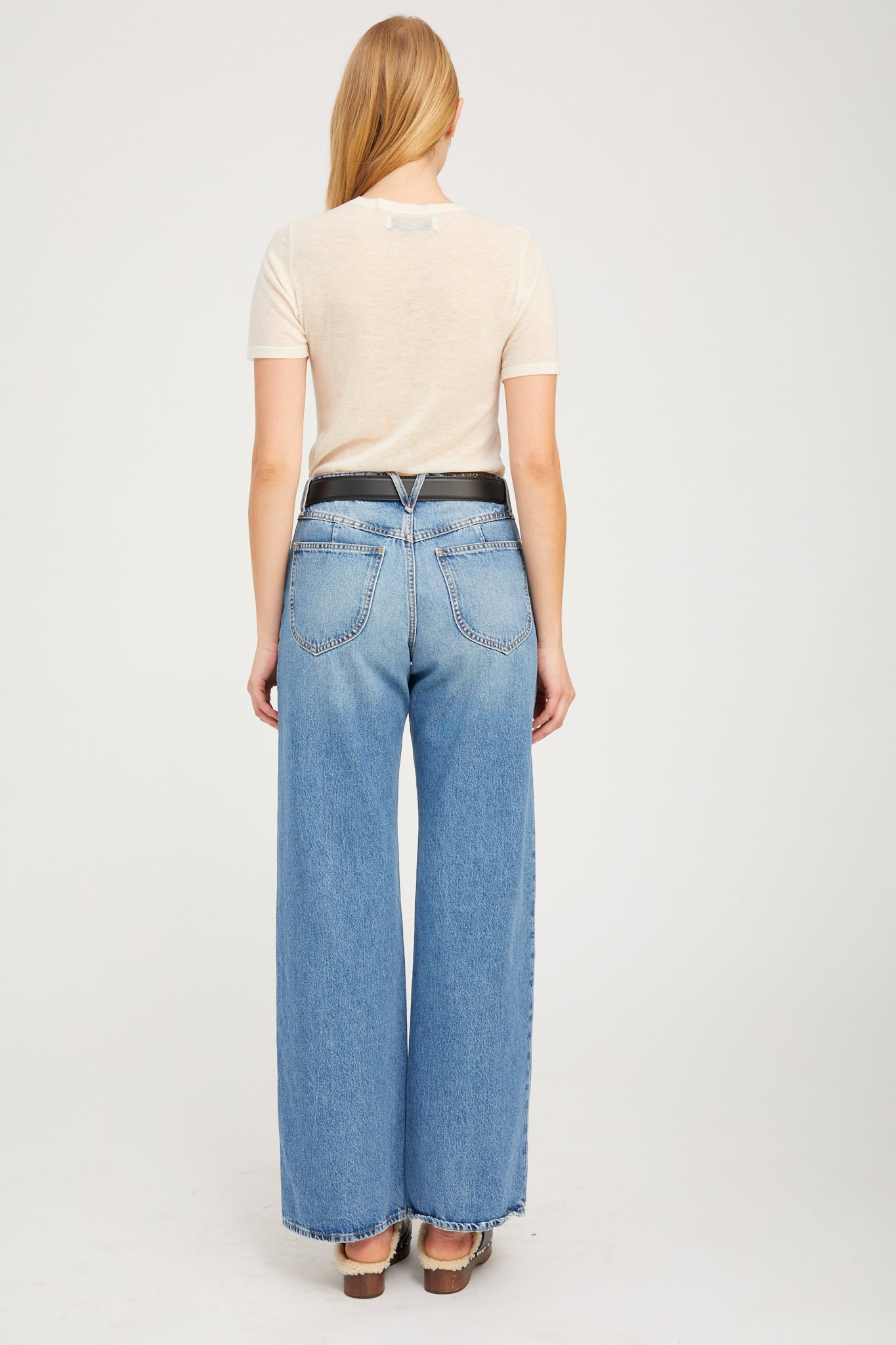 IVORY TISSUE CASHMERE CLASSIC TEE - 11