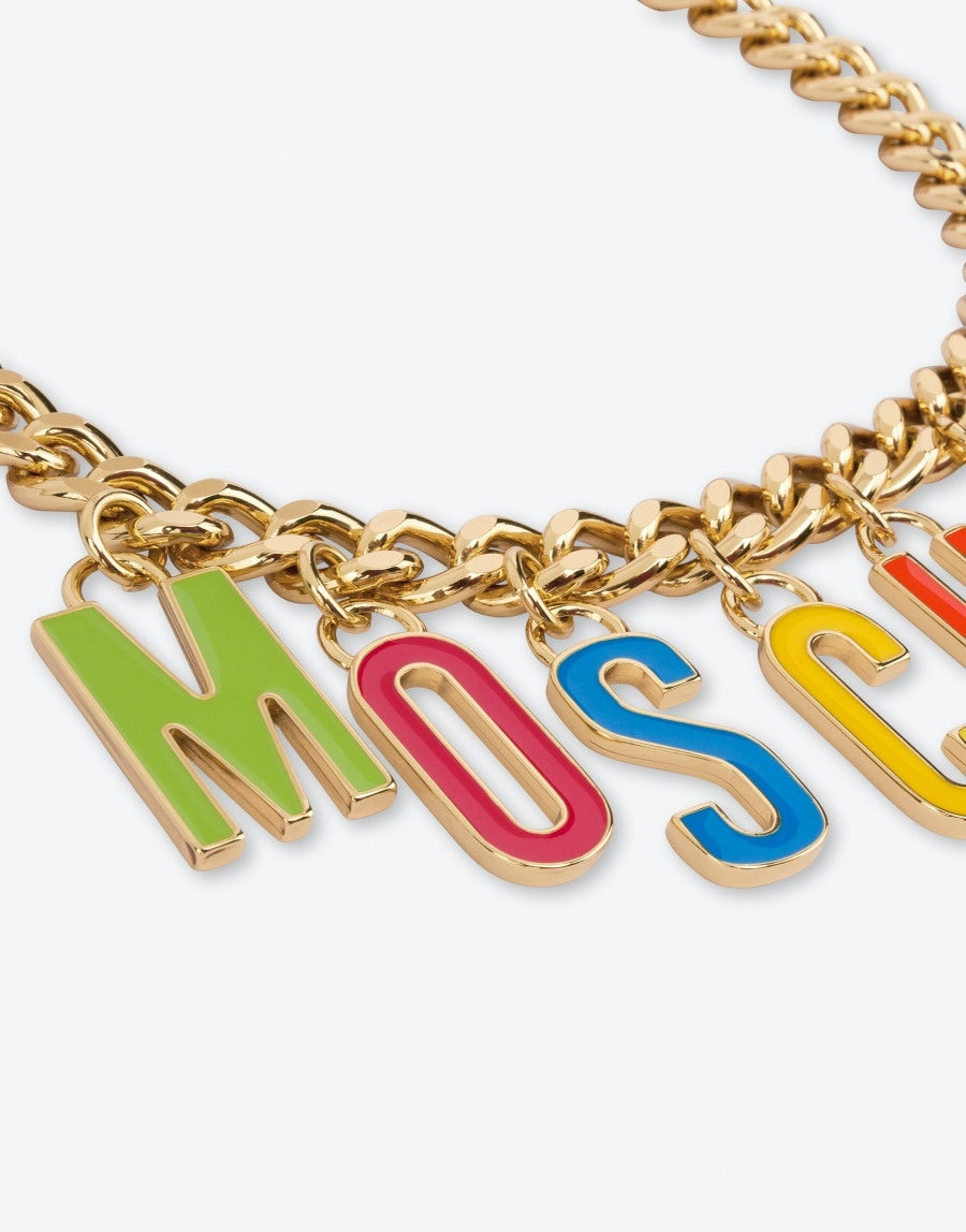 LETTERING CHARMS CHAIN NECKLACE - 2