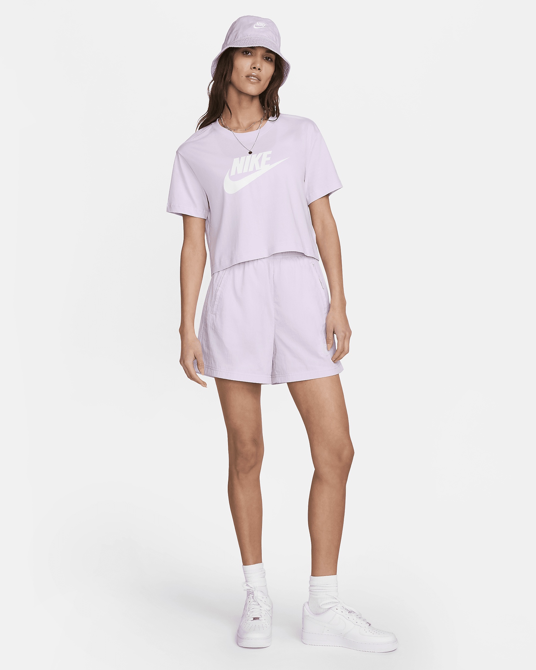 Women's Nike Sportswear Essential Cropped Logo T-Shirt - 4