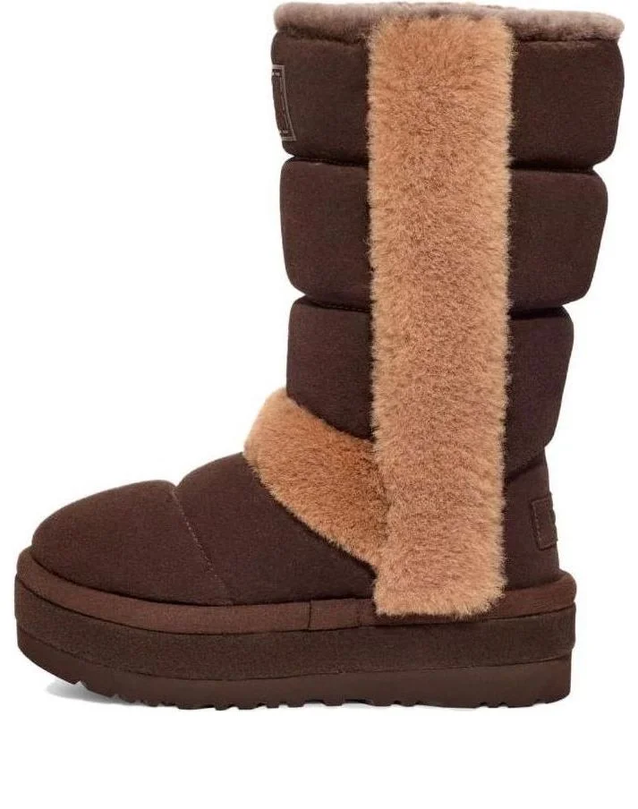 (WMNS) UGG Classic Chillapeak Tall Boot 'Burnt Cedar' 1145990-BCDR - 1