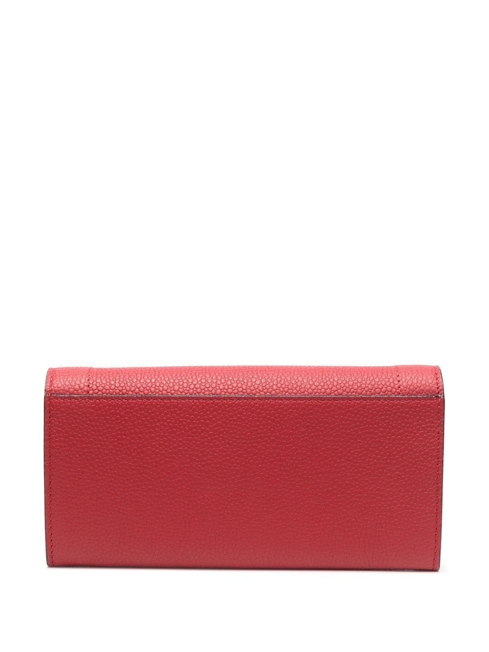 leather slim flap wallet - 2