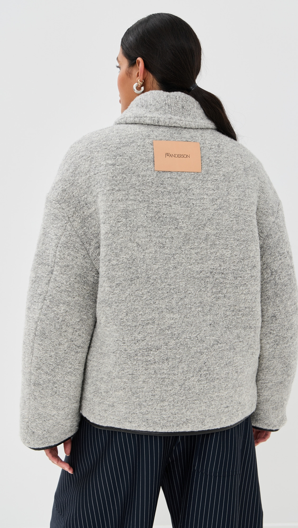 Contrast Trim Casual Jacket - 2