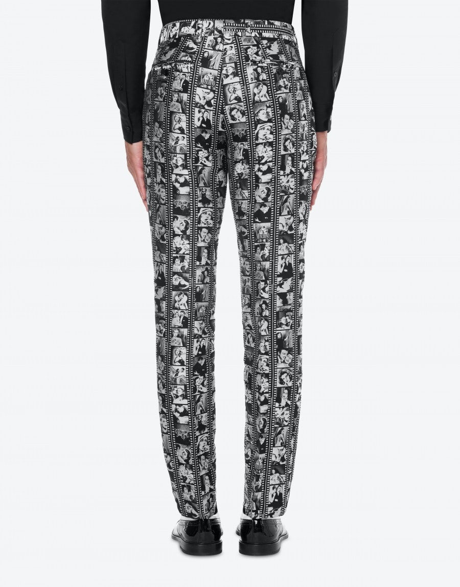 FILMSTRIP JACQUARD TROUSERS - 3