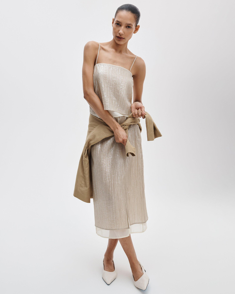 rag & bone Suki Crinkled Organza Cami outlook