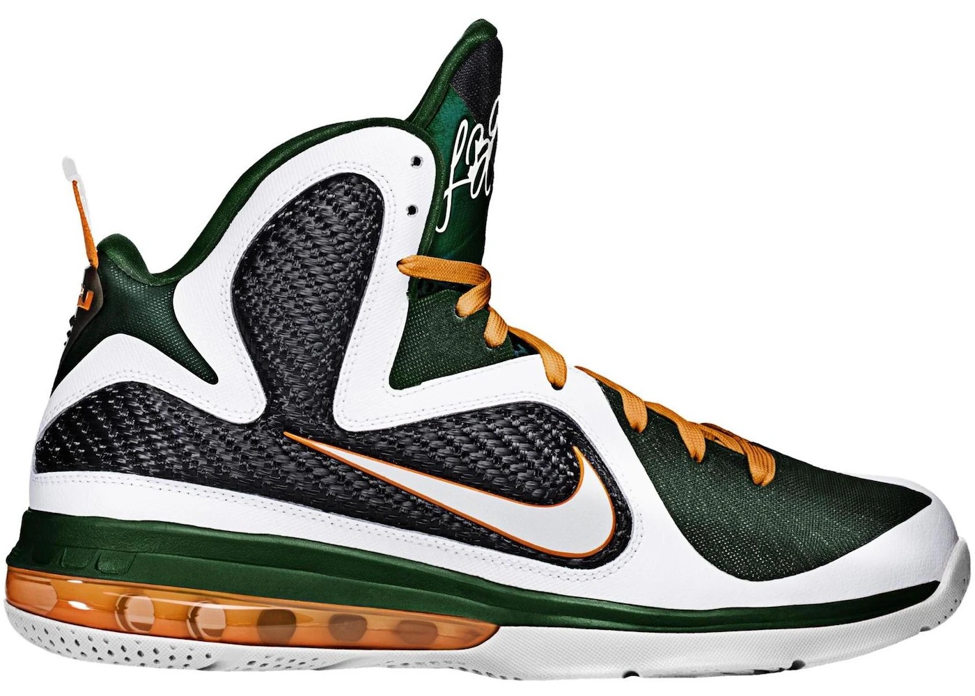 Nike LeBron 9 Miami Hurricanes - 1