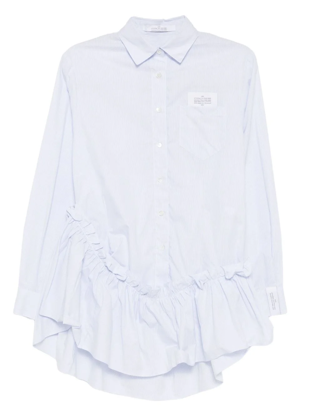 striped cotton shirt - 1