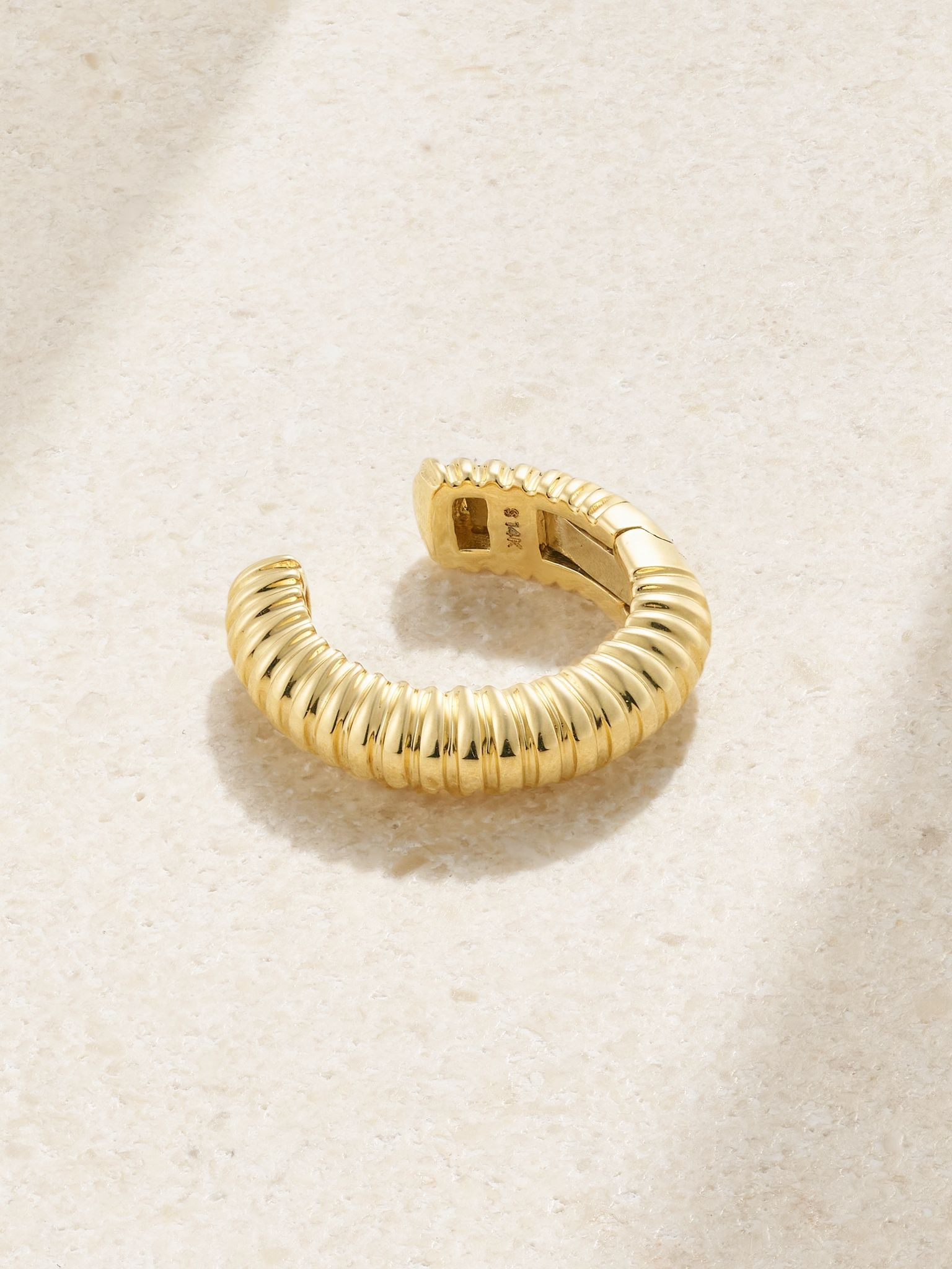 Demi 14-karat gold ear cuff Gold - 1