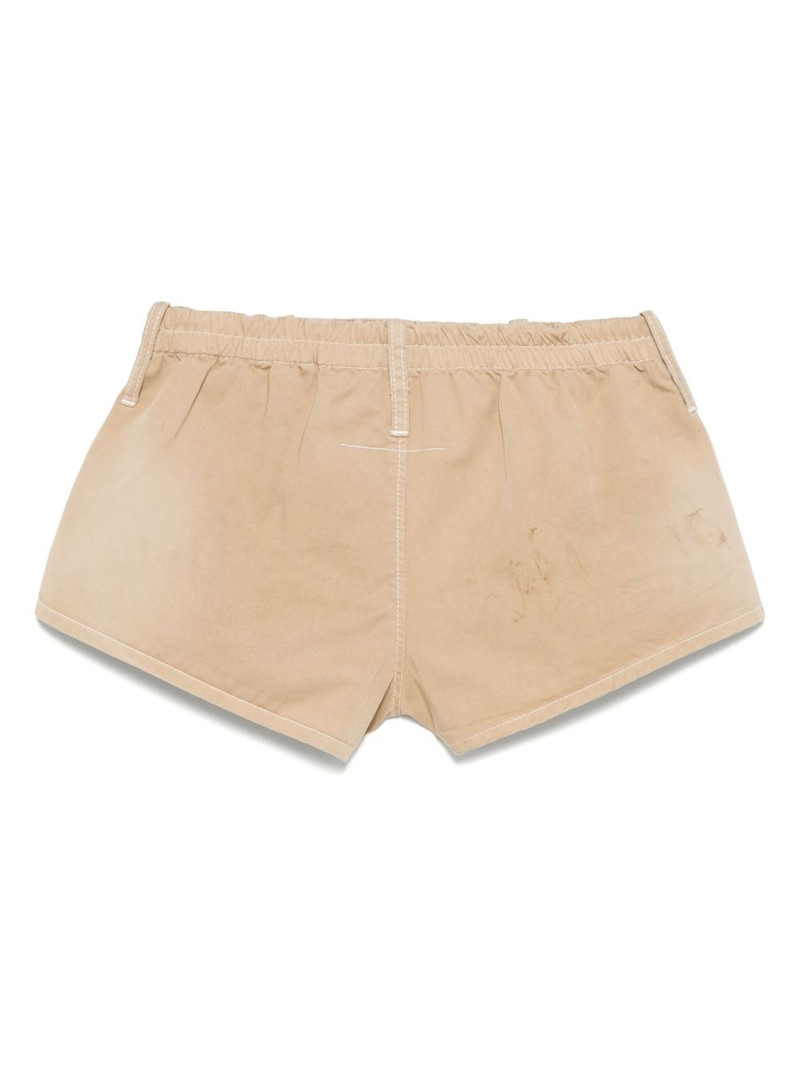 MM6 Maison Margiela paint-splatter shorts outlook