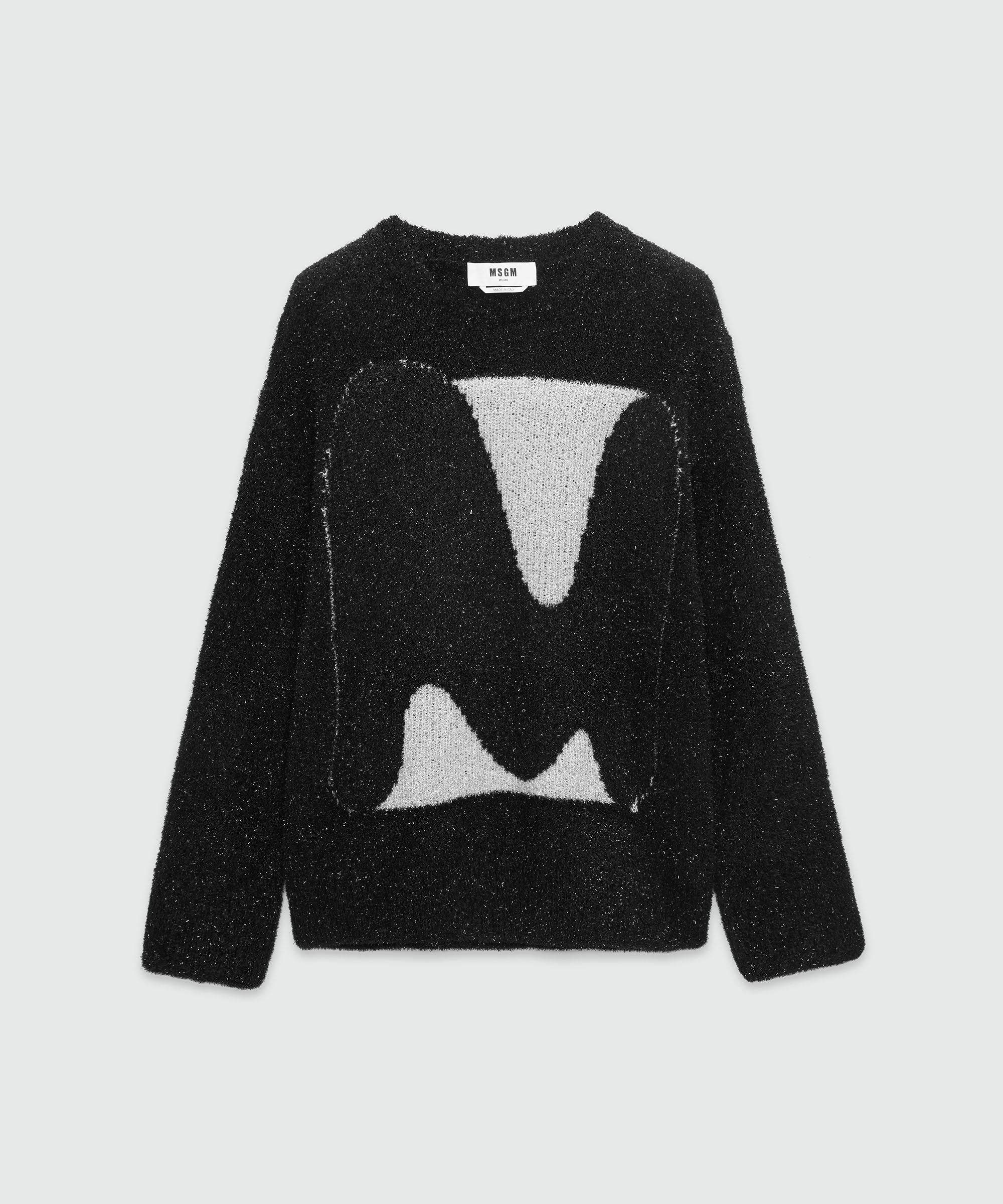 Lamé "TheMwave" sweater - 1