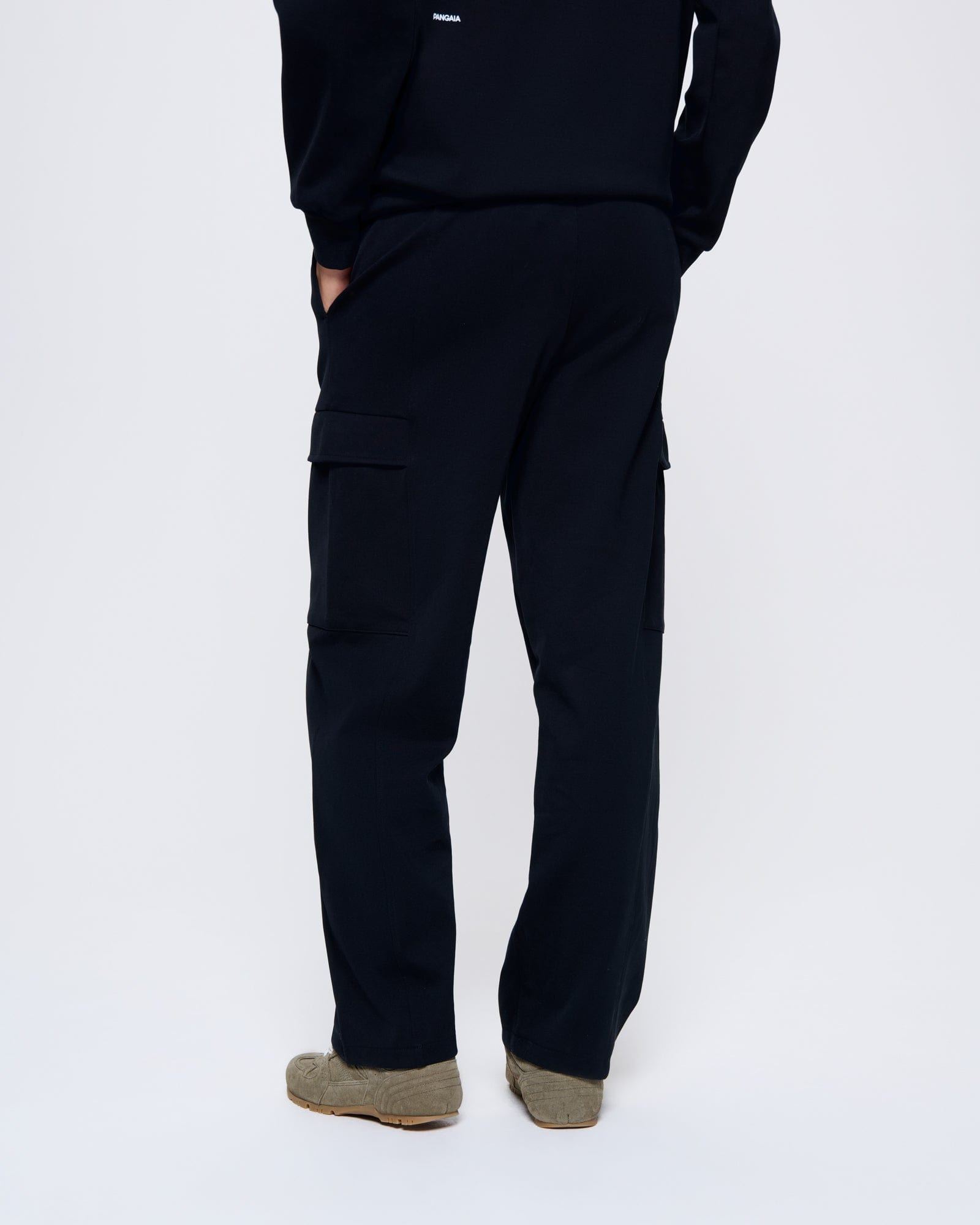 Womens DNA Double Jersey Cargo Trousers - Black - 4