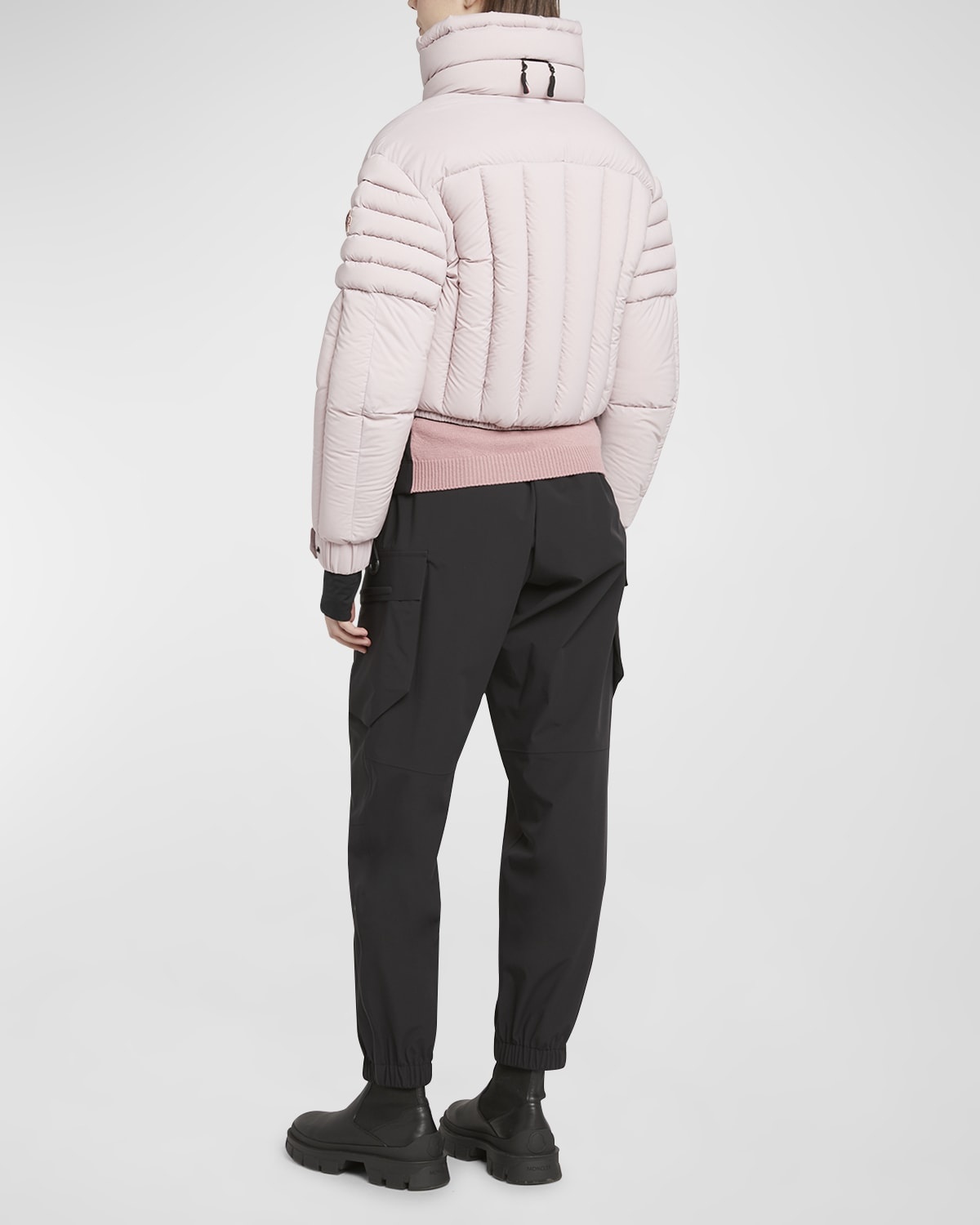 Flims Cropped Puffer Bomber Jacket - 4