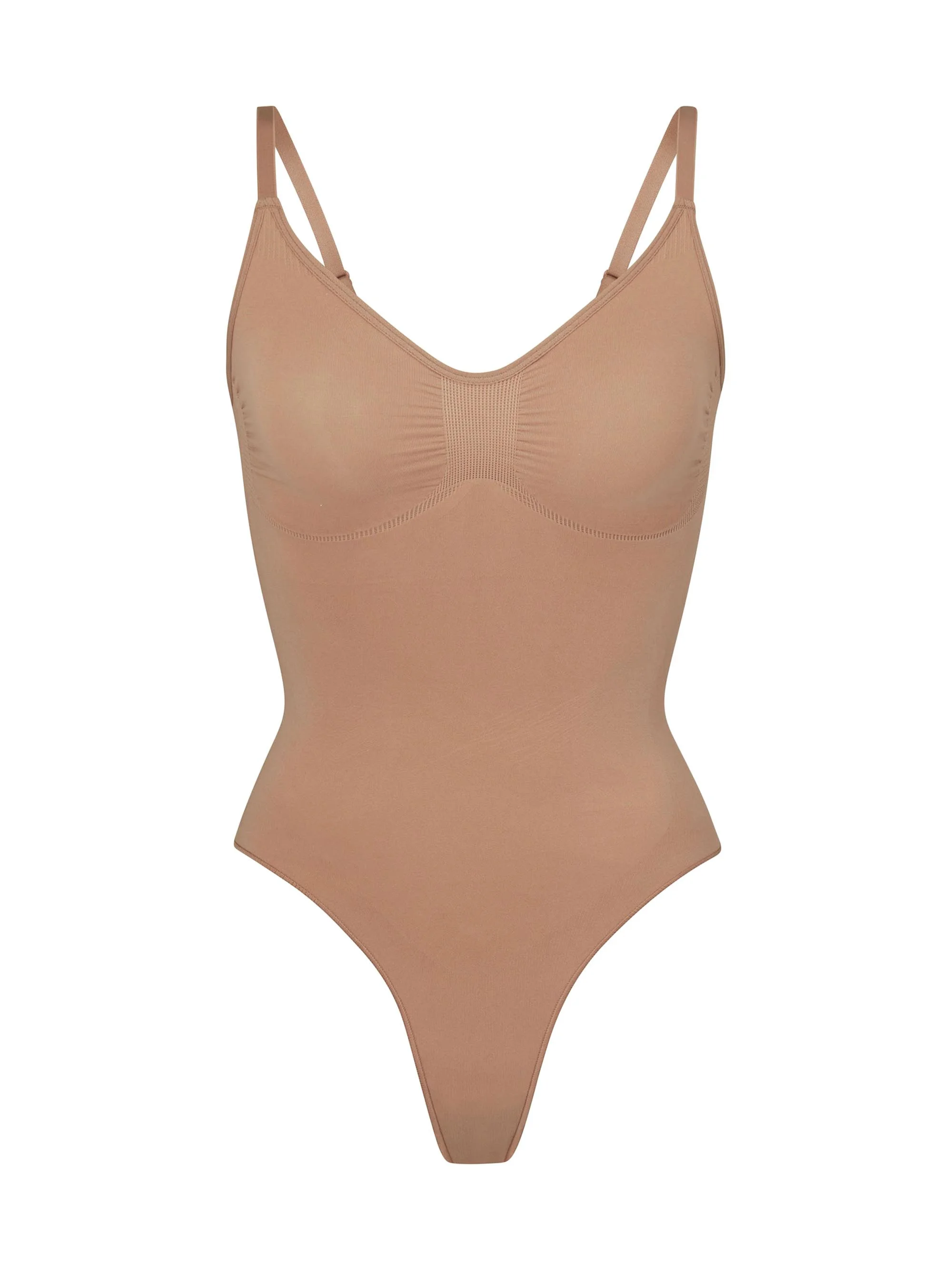Women's Seamless Sculpt Thong Bodysuit - Sienna - 1