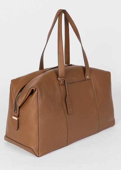 Paul Smith Tan Leather Holdall outlook