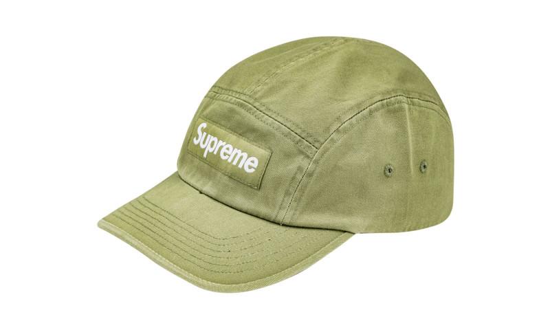 Supreme Washed Chino Twill Camp Cap "SS 23" outlook