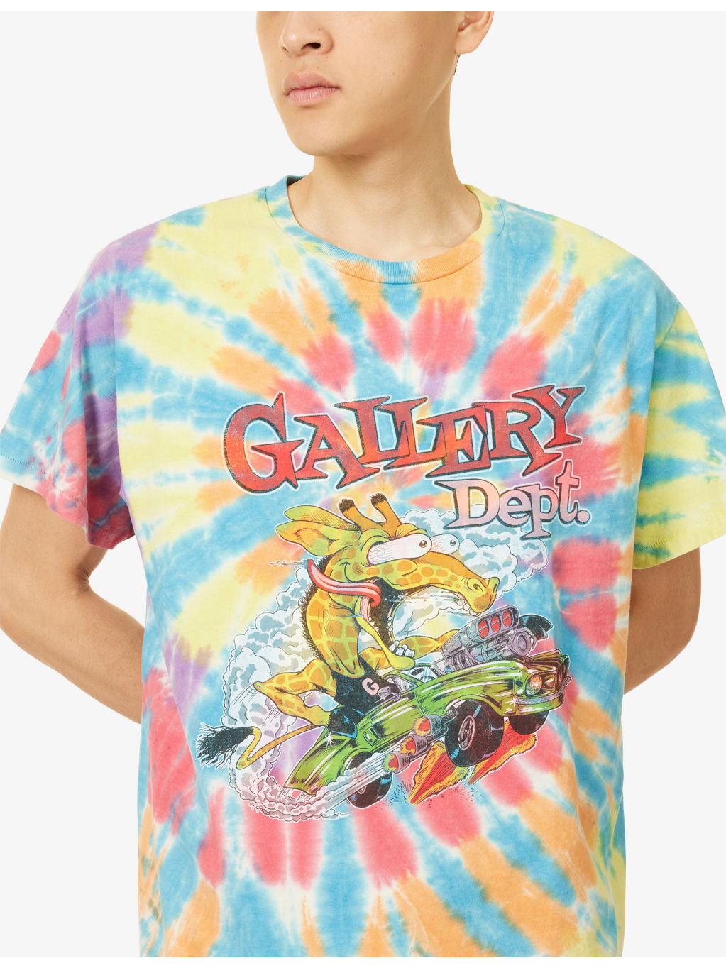 Rally Tie-Dye Graphic-Print Cotton-Jersey T-Shirt - 5