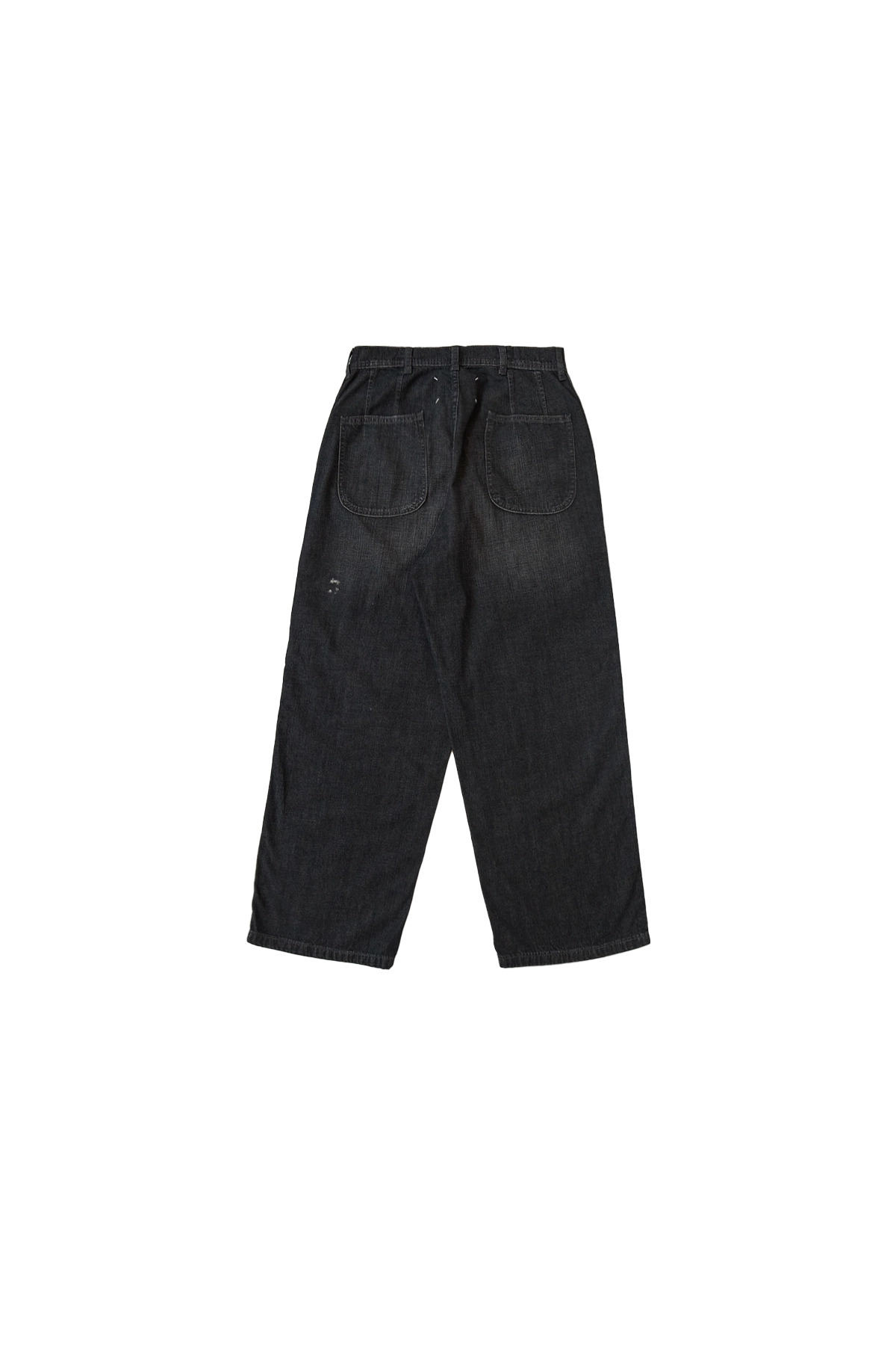 Maison Margiela Washed Relaxed Fit Jeans Black - 2