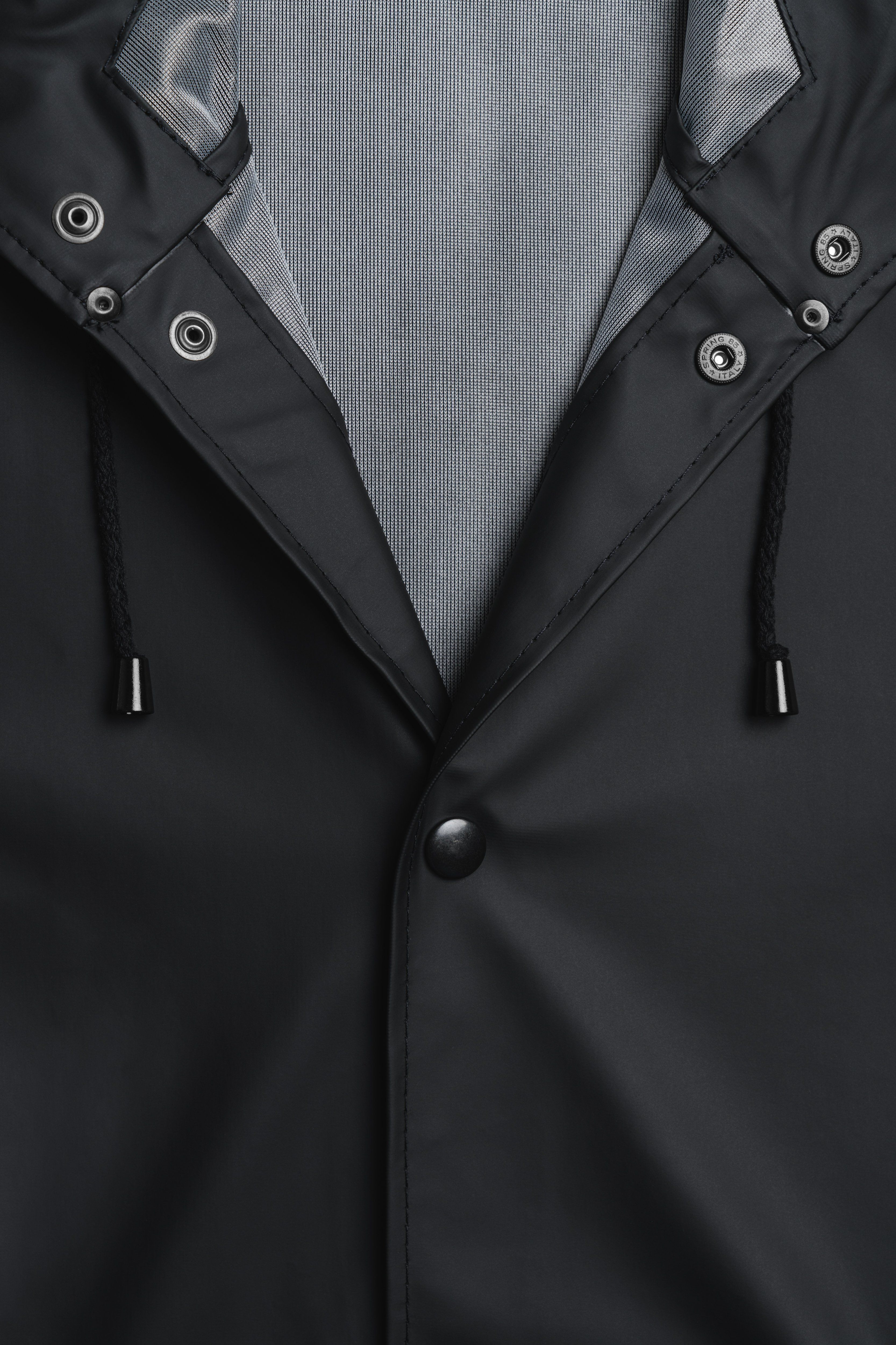 Stockholm Lightweight Raincoat Black - 8
