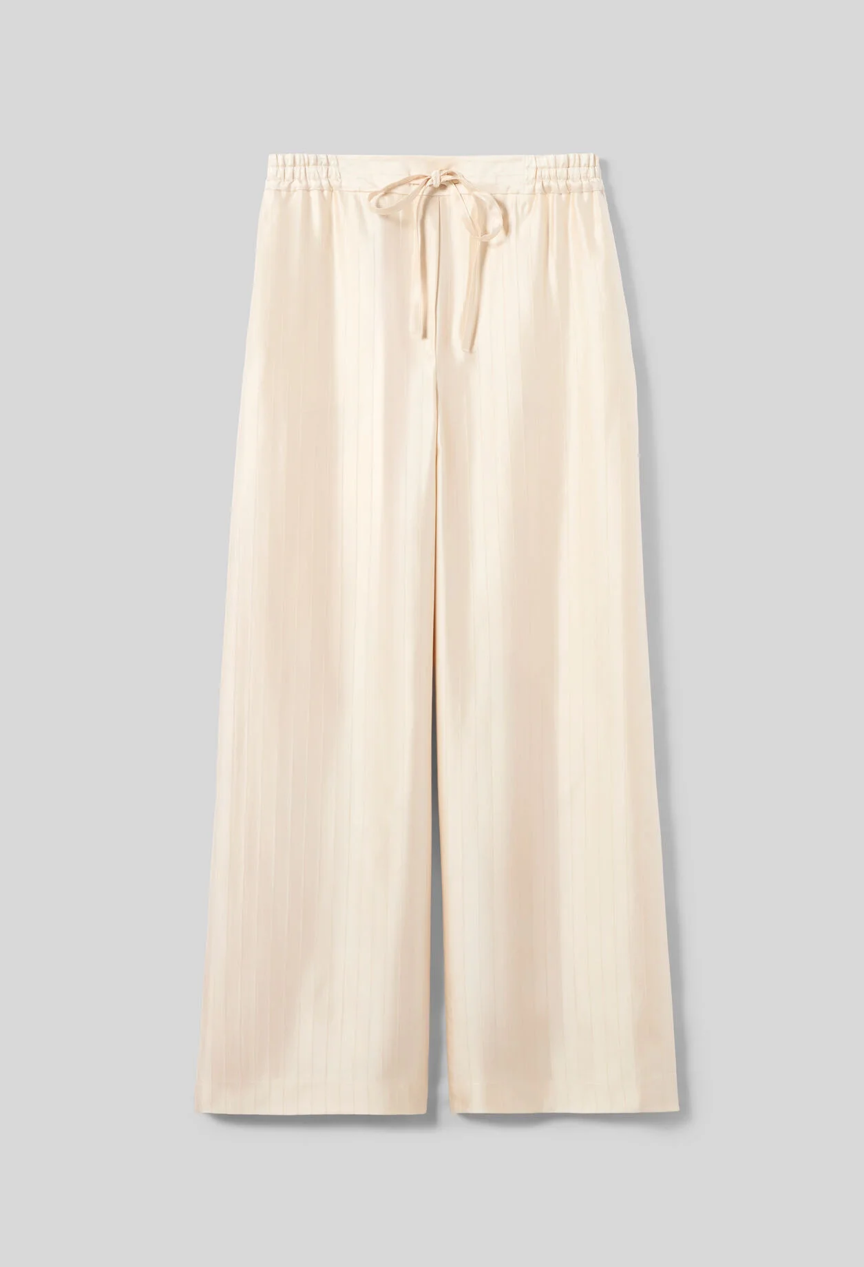 SATIN WIDE-LEG TROUSERS - 1