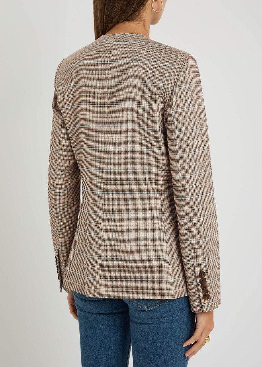 Veronica Beard Orrin Hounds Tooth Woven Jacket - 3