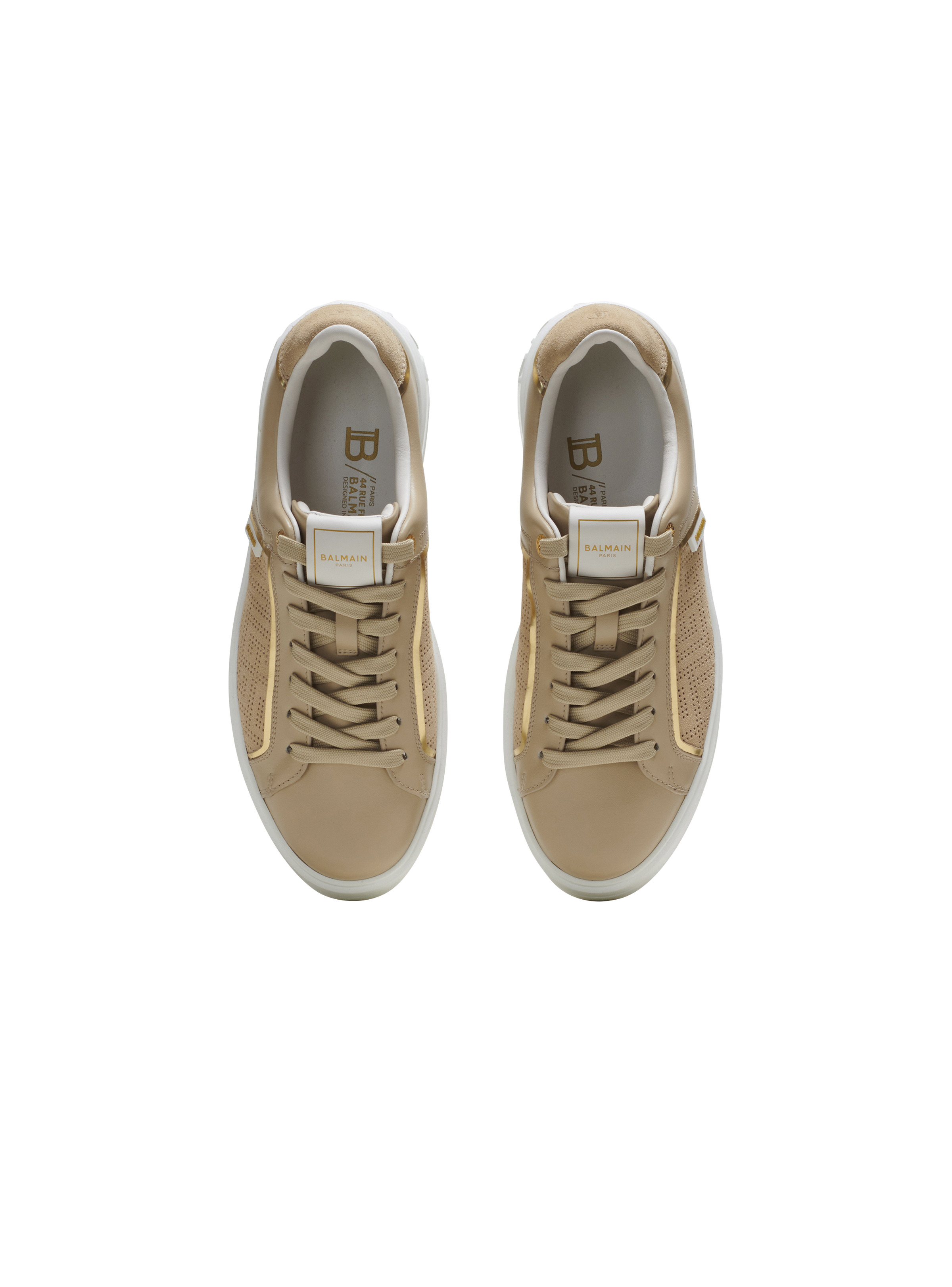 B-Court trainers in perforated monogrammed leather - 3
