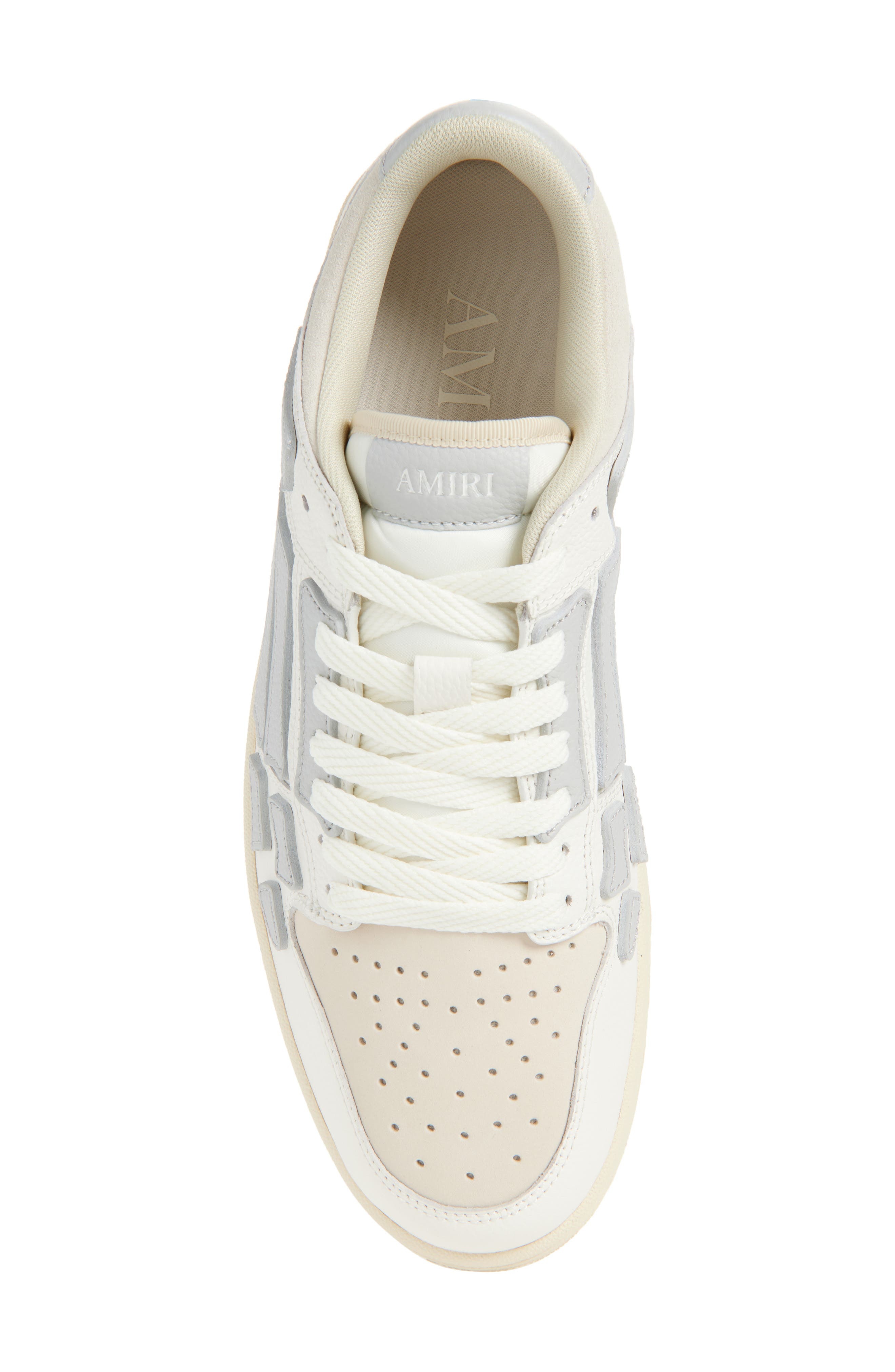 AMIRI Skeleton Low Top Sneaker in Grey at Nordstrom - 5
