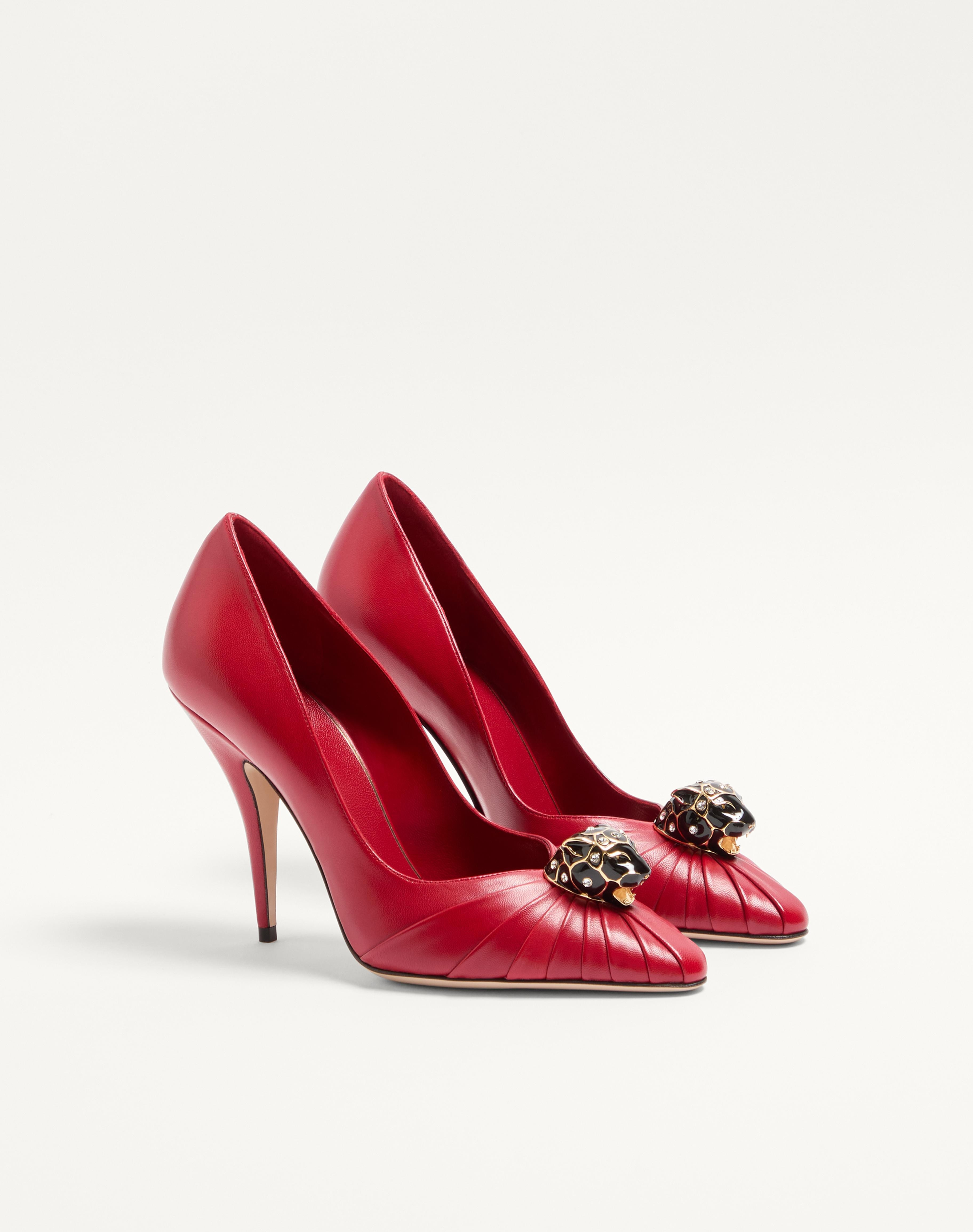 PANTHEA GOATSKIN PUMPS 105MM - 3